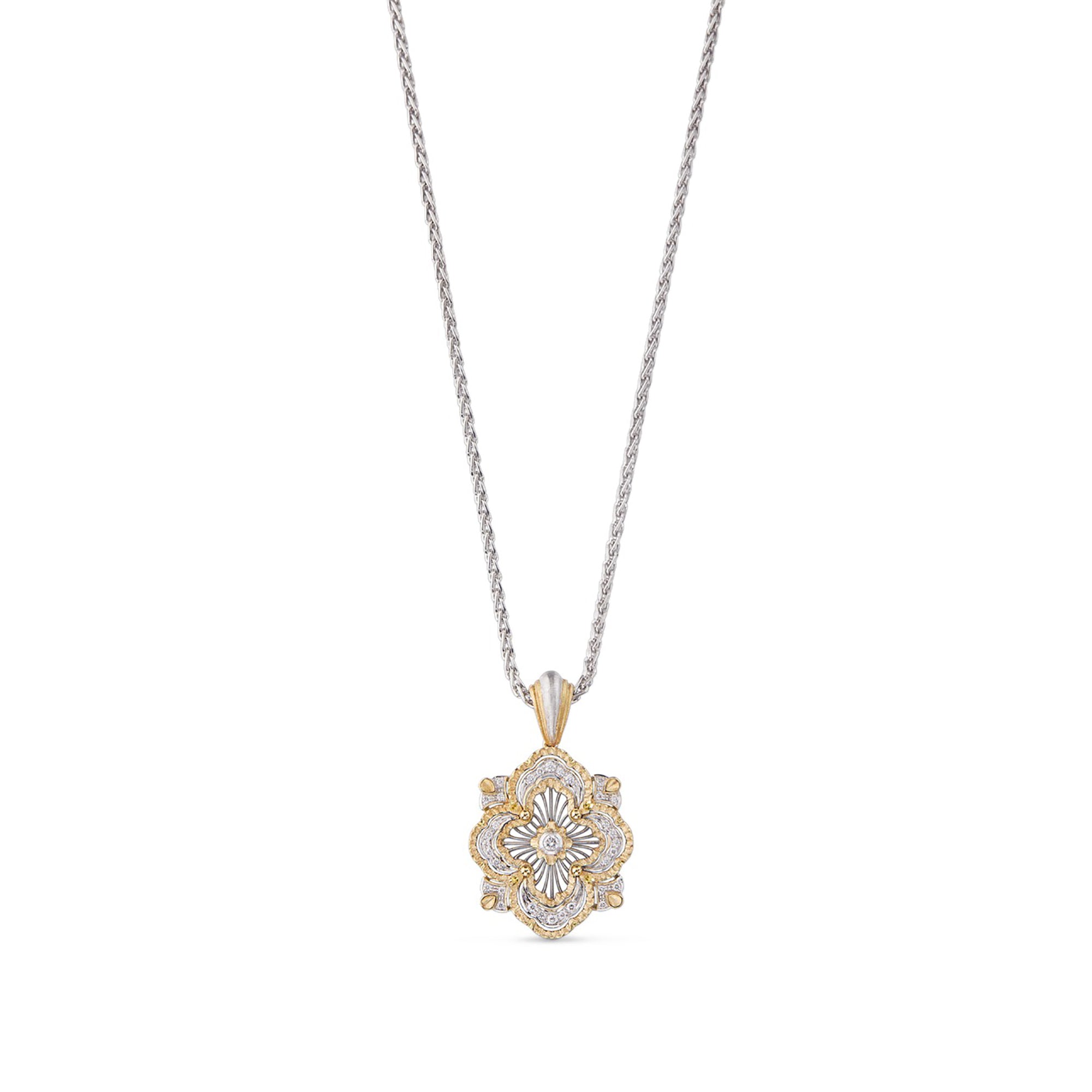 Alvgunde 14K Gold Floral Necklace