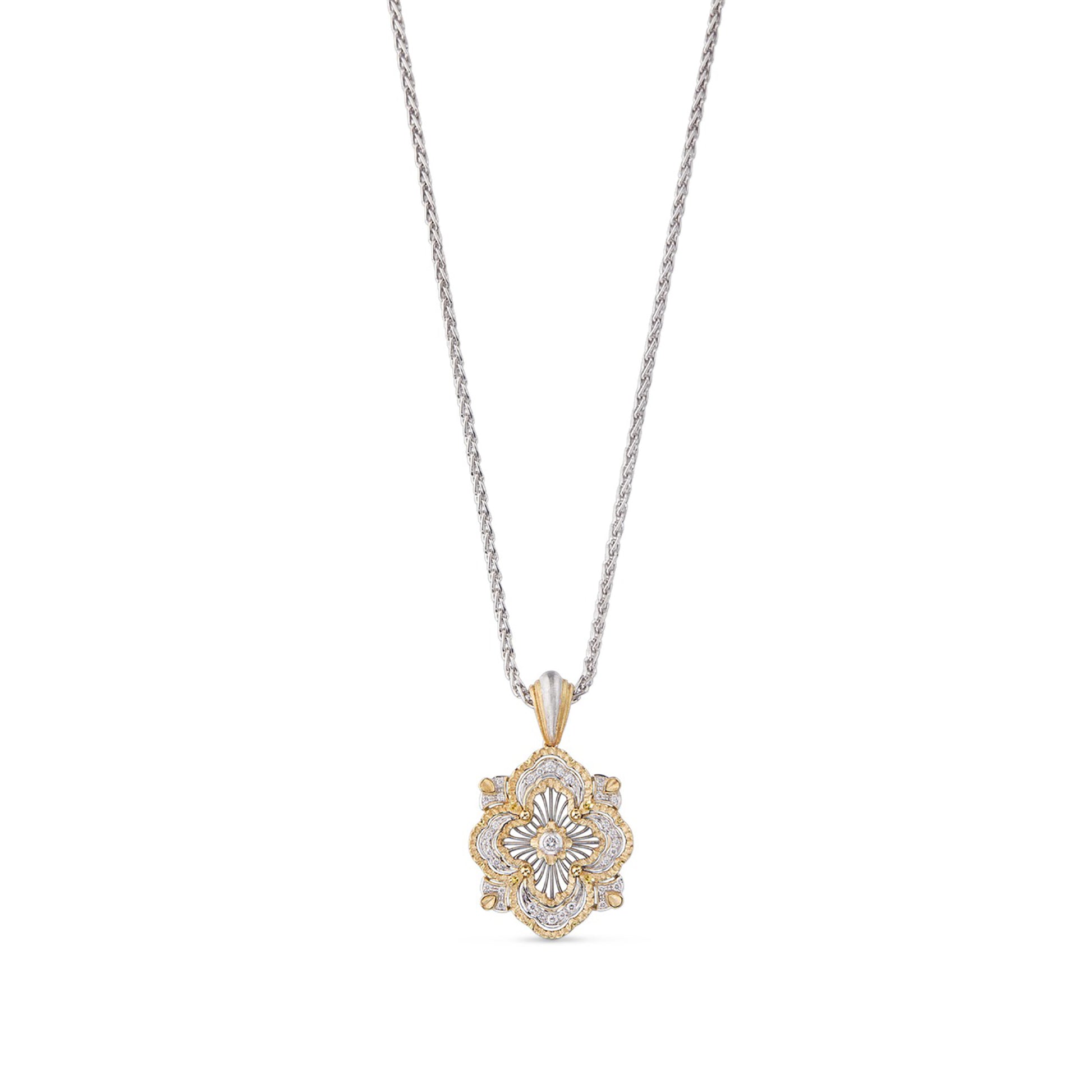 Alvgunde 14K Gold Floral Necklace