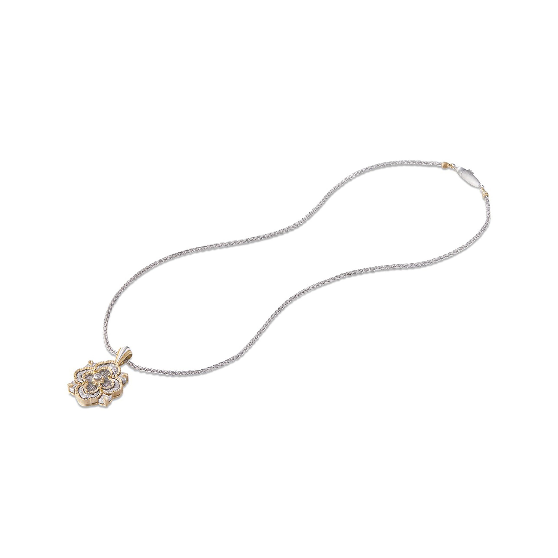 Alvgunde 14K Gold Floral Necklace