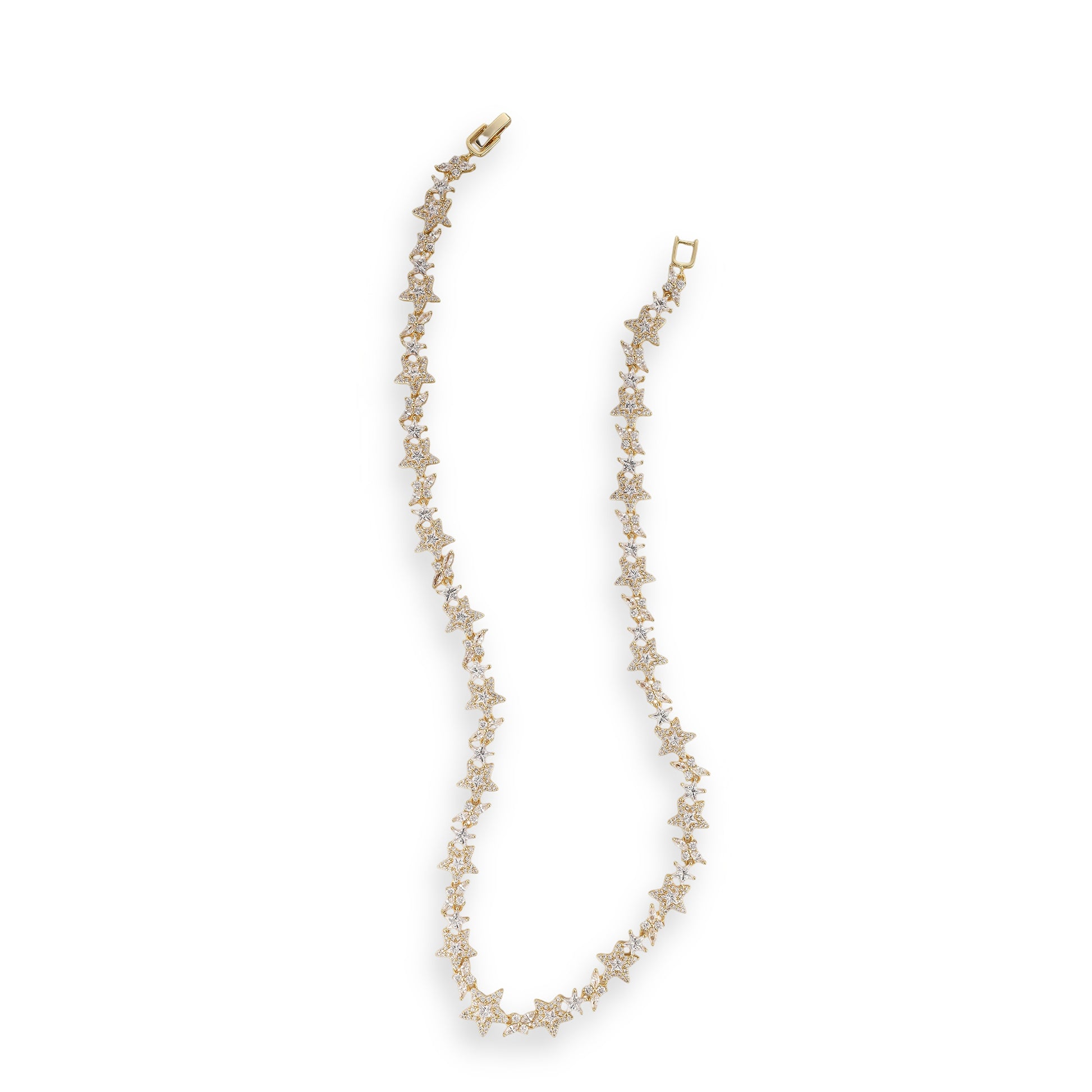 Alvrikea 14K Gold Star Necklace