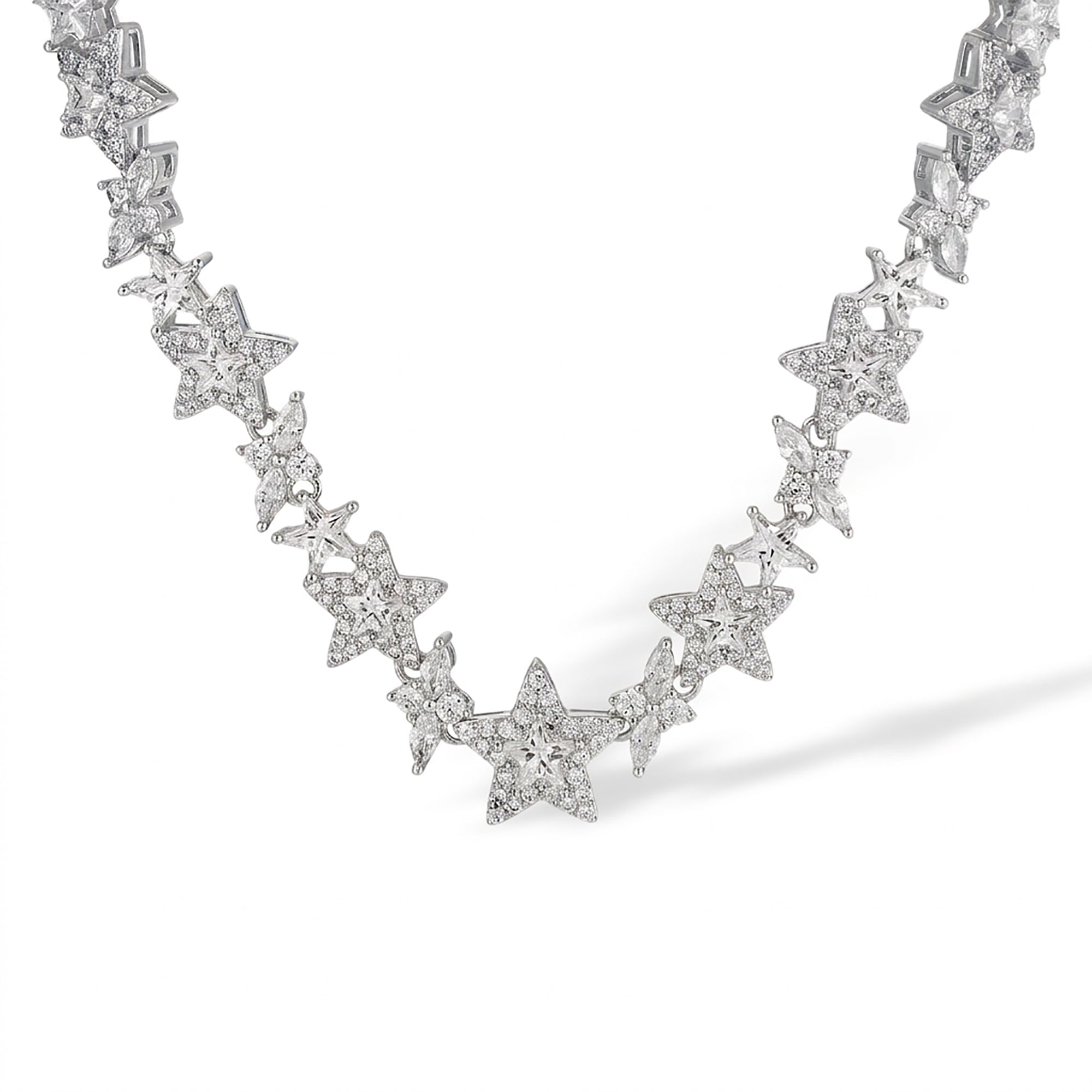 Alvrikea 14K Gold Star Necklace