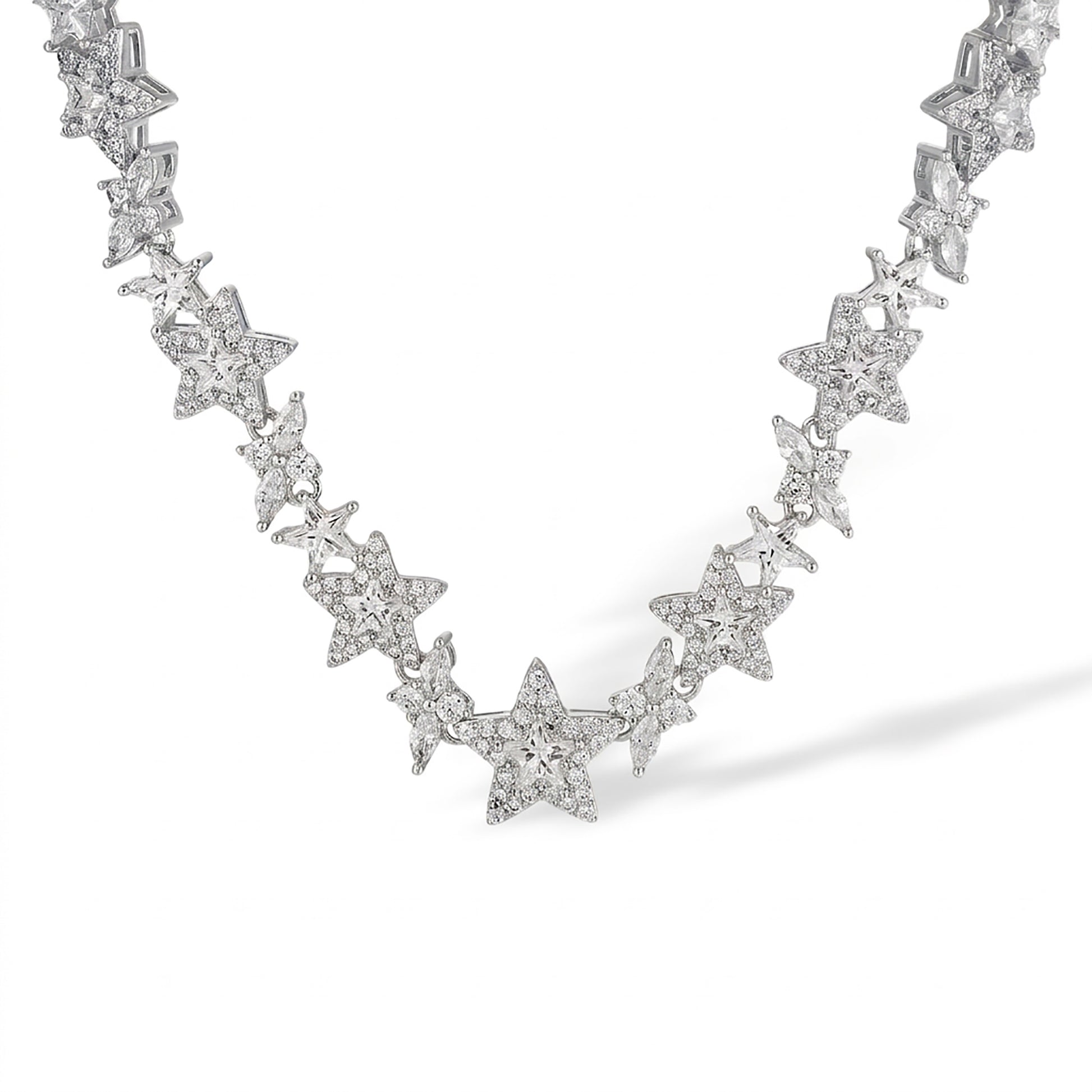 Alvrikea 14K Gold Star Necklace