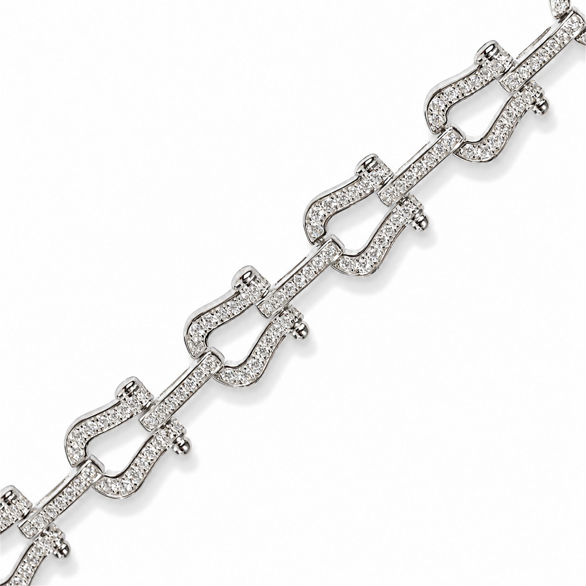 Amalrun White Horseshoe Bracelet