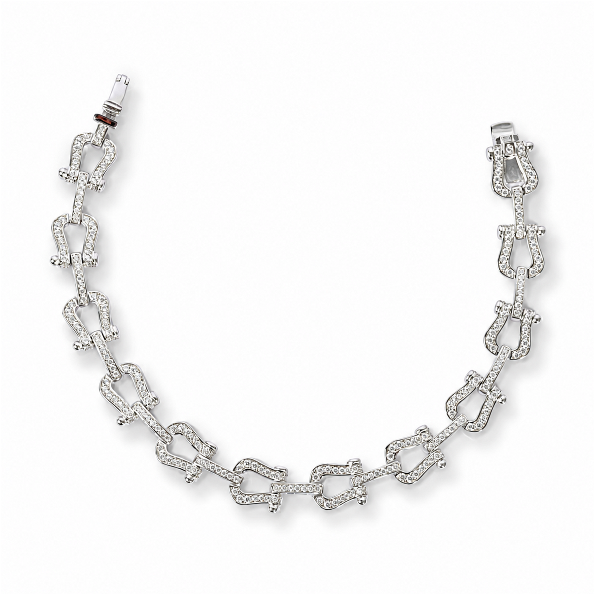 Amalrun White Horseshoe Bracelet