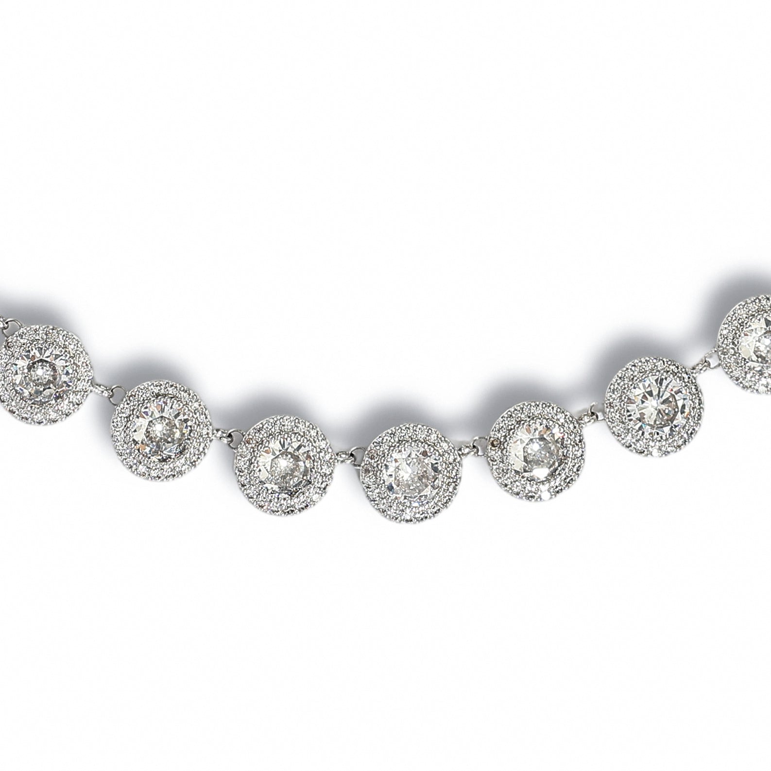 Ramona White Round Necklace