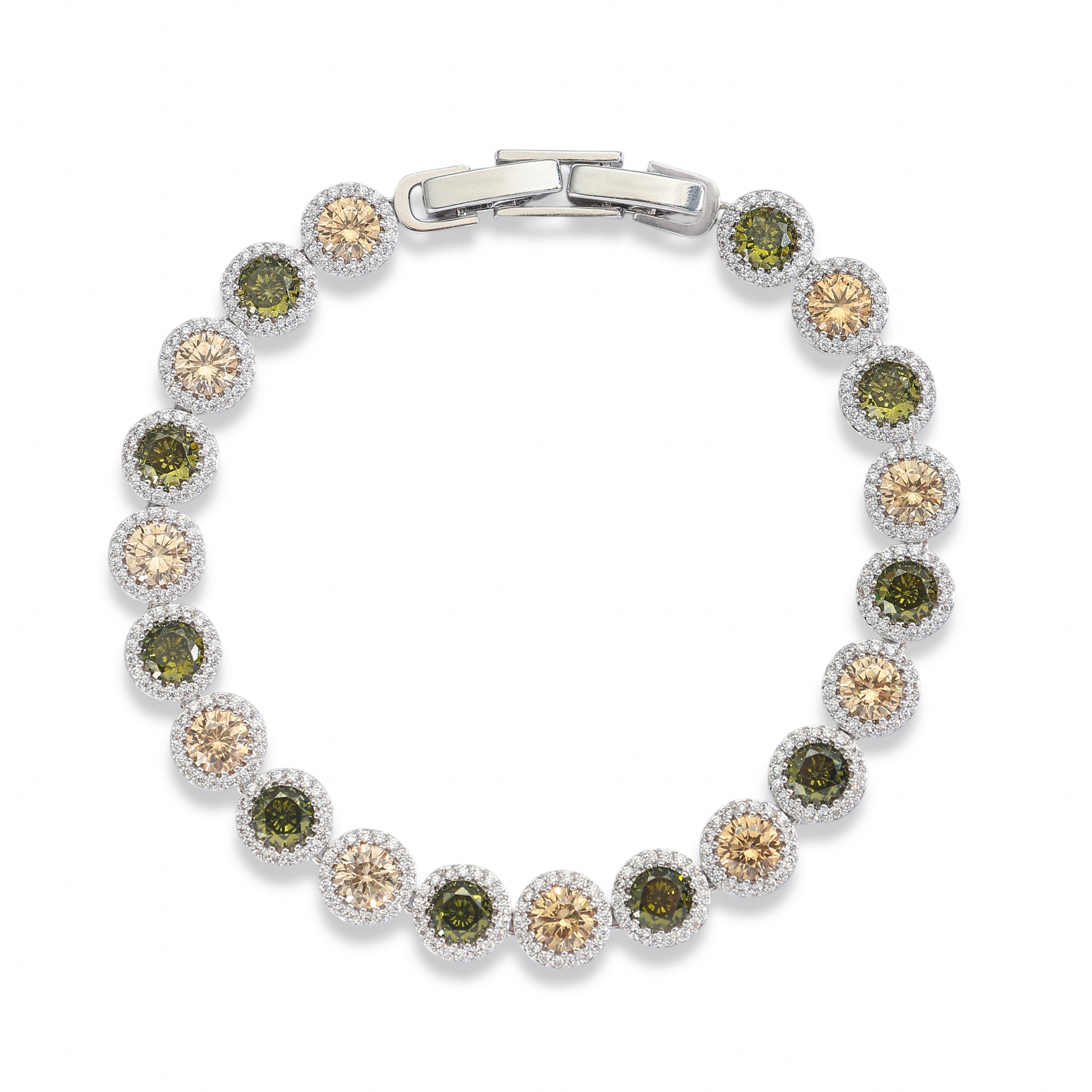 Anais Round Green Bracelet