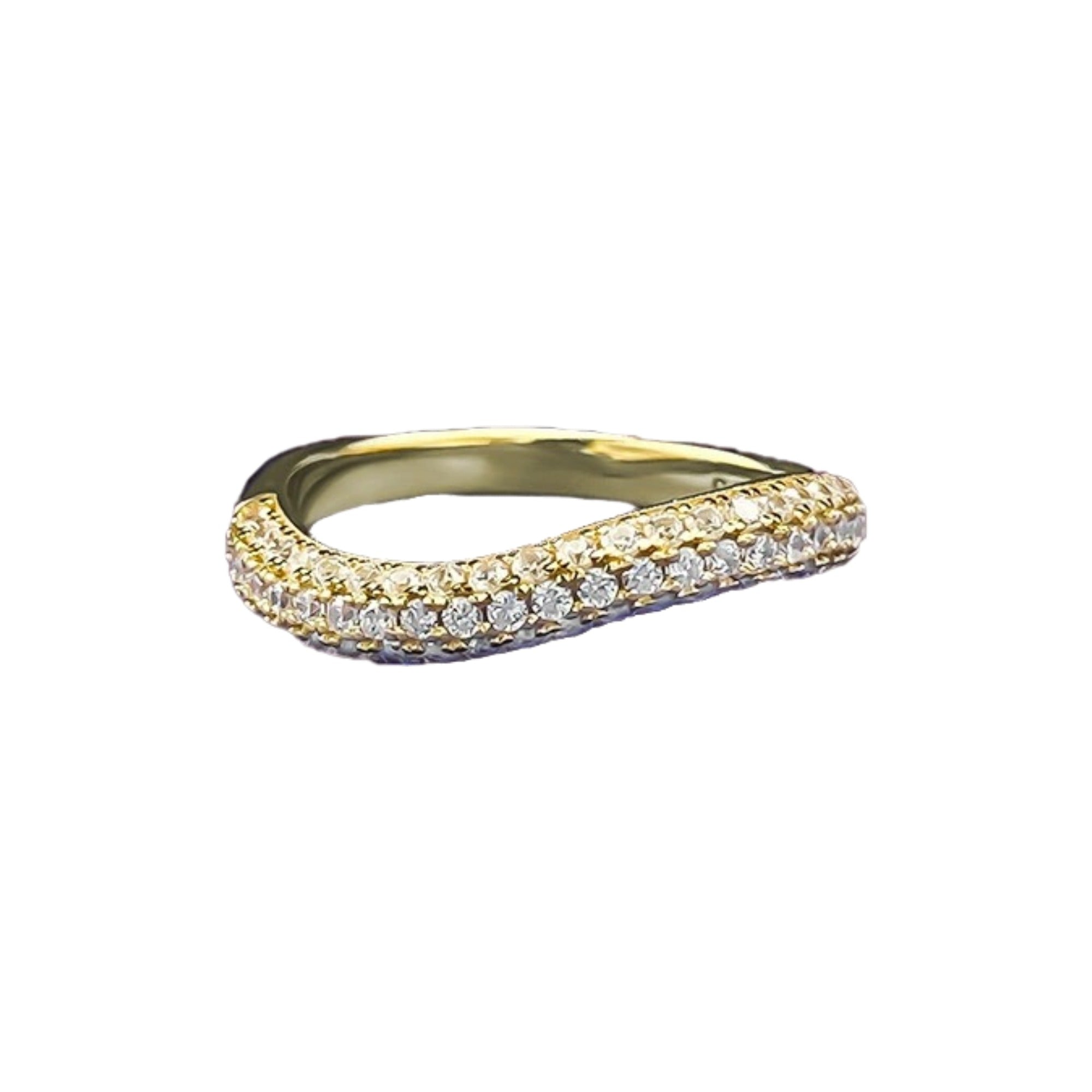 Anatolie Gold Curve Ring