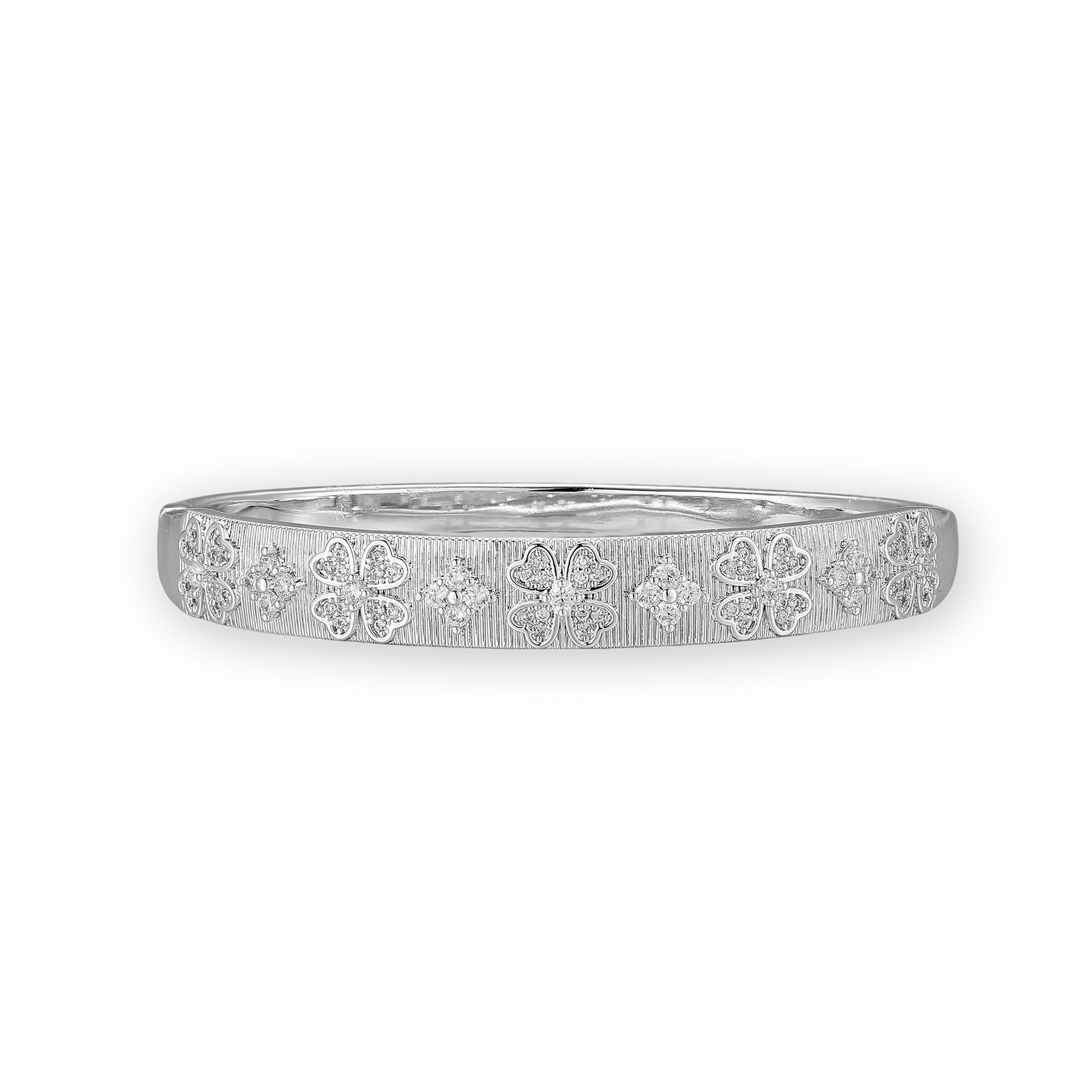Béatricia 14K Gold Floral Bangle