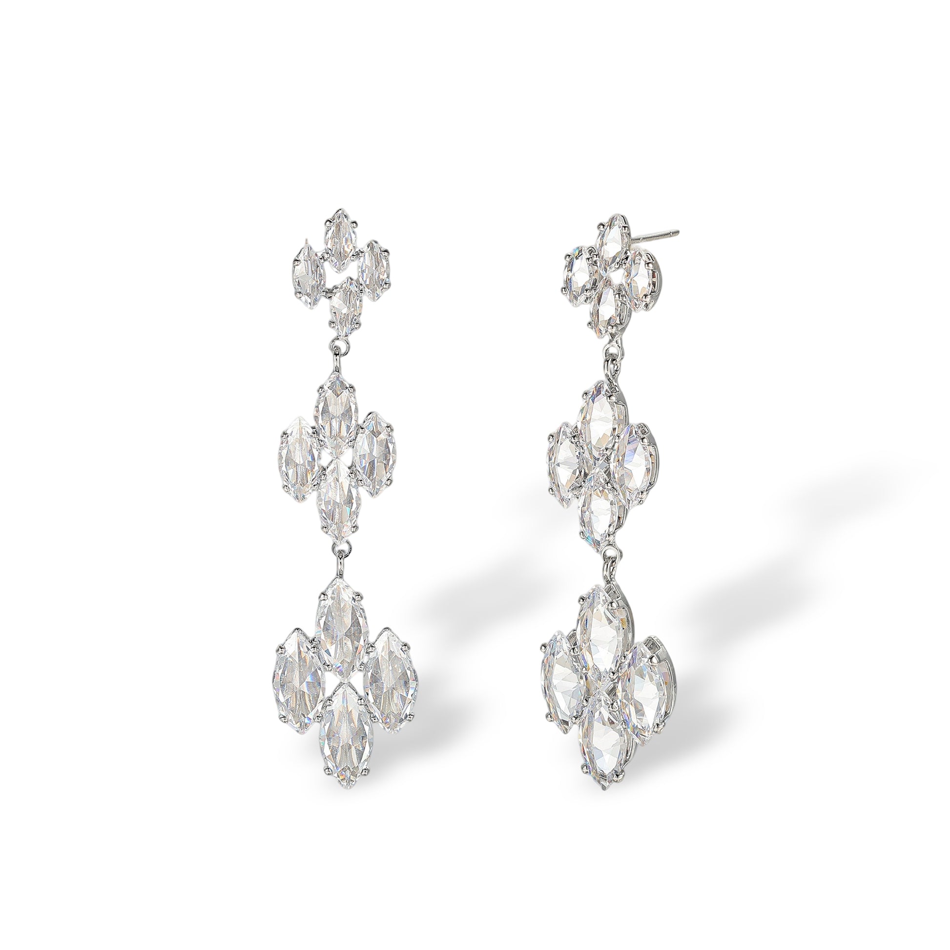Béatriz 14K Gold Marquise Drop Earrings