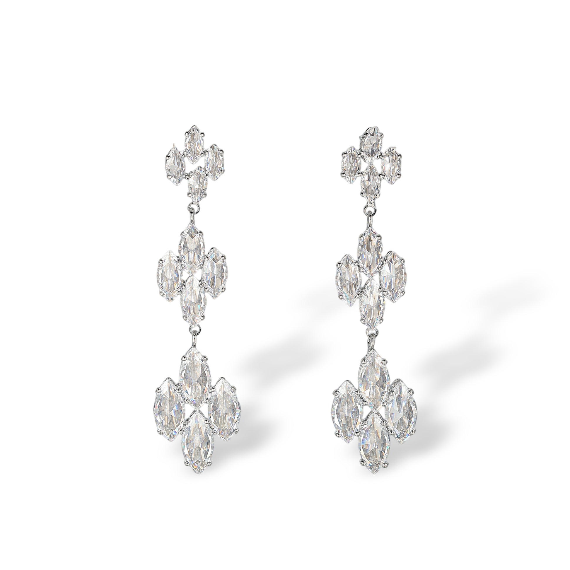 Béatriz 14K Gold Marquise Drop Earrings