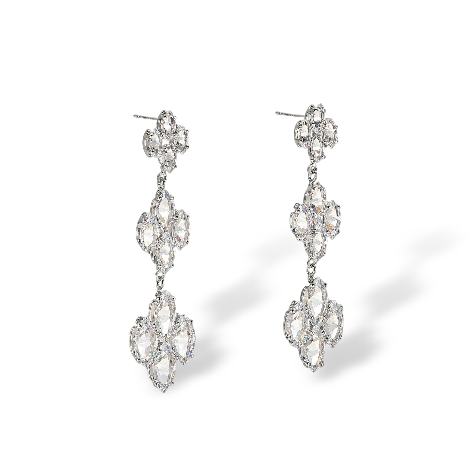 Béatriz 14K Gold Marquise Drop Earrings