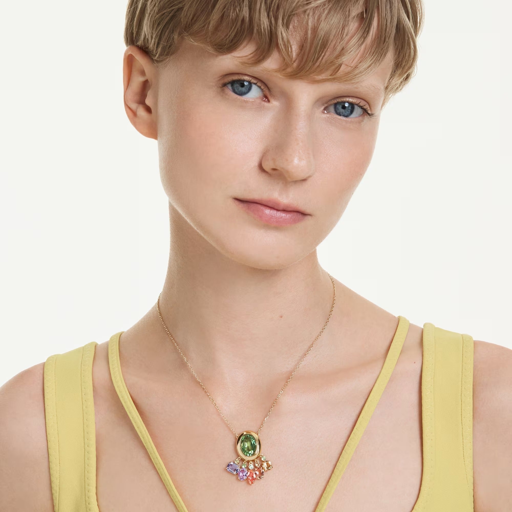 Belinda Multicolor Mixed Shape Necklace
