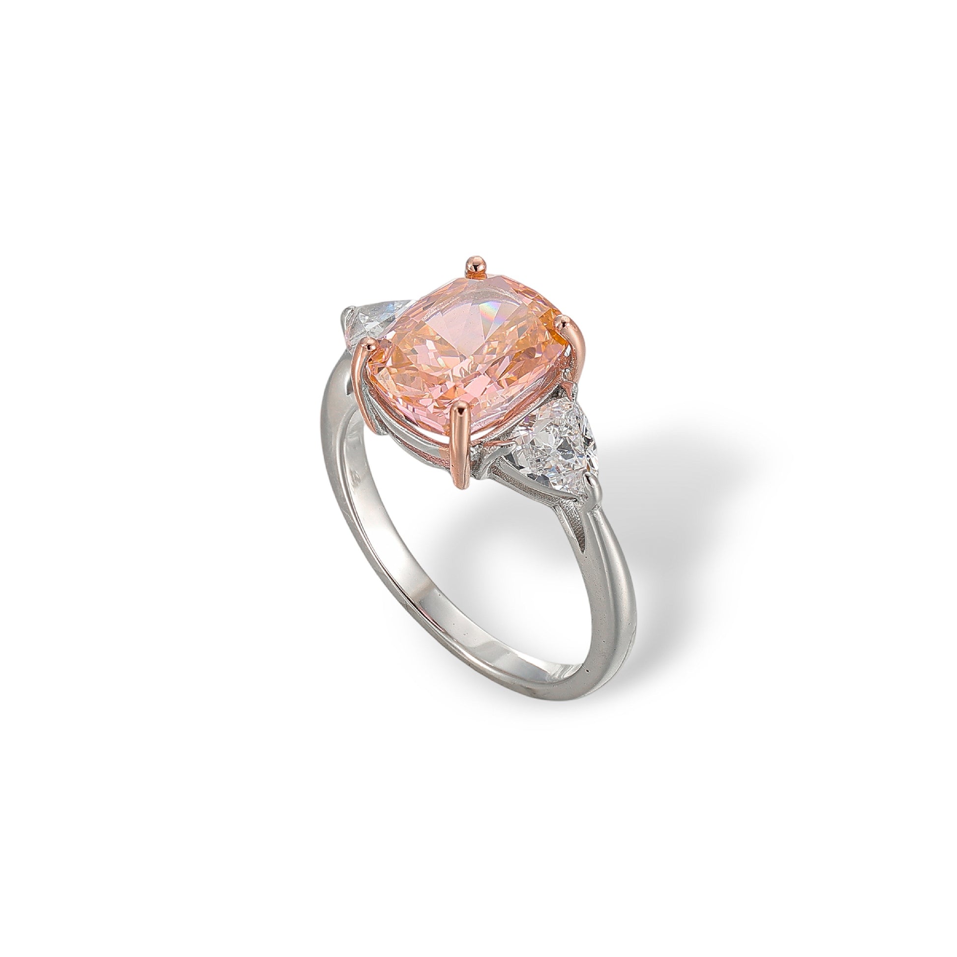 Benita Pink Cushion Ring