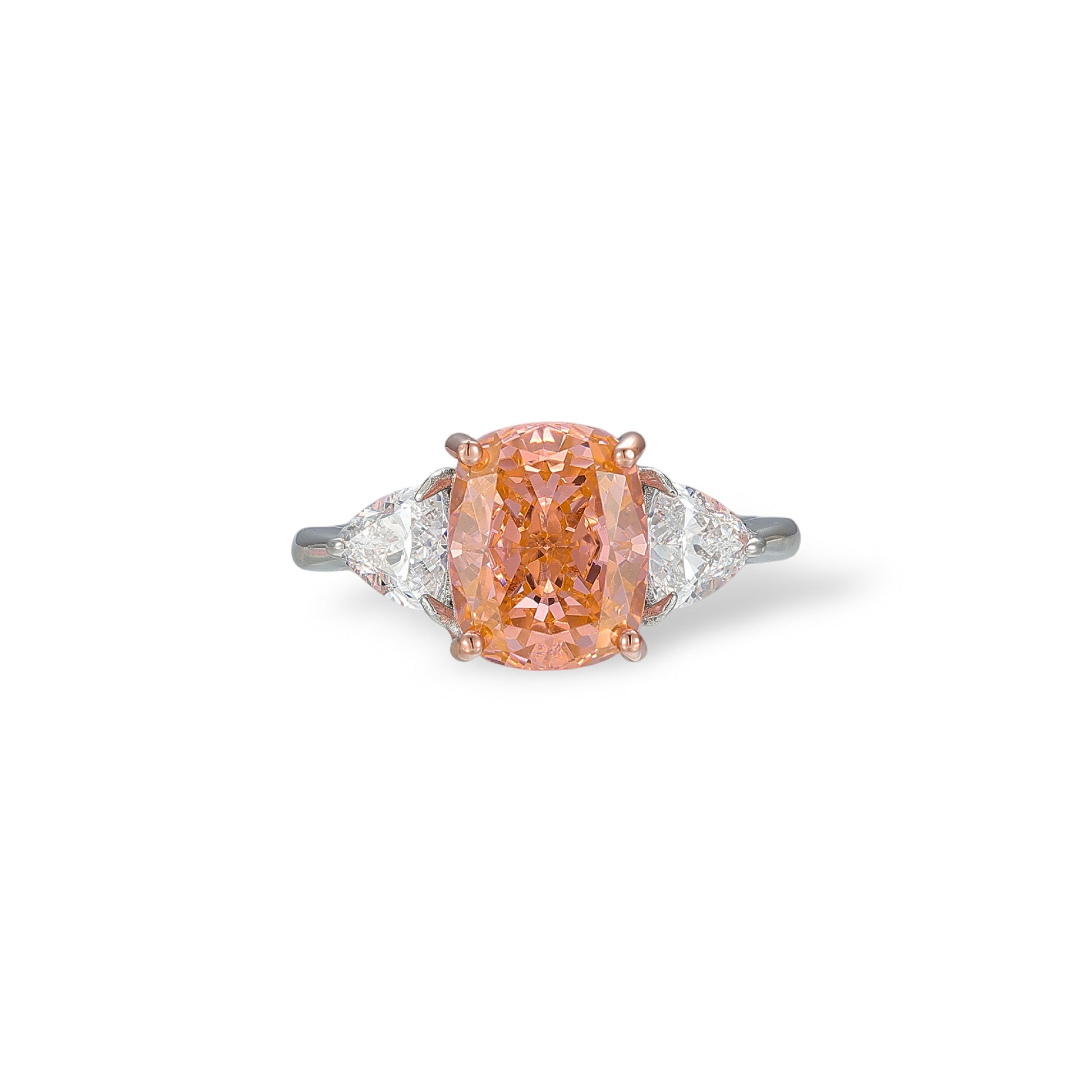 Benita Pink Cushion Ring