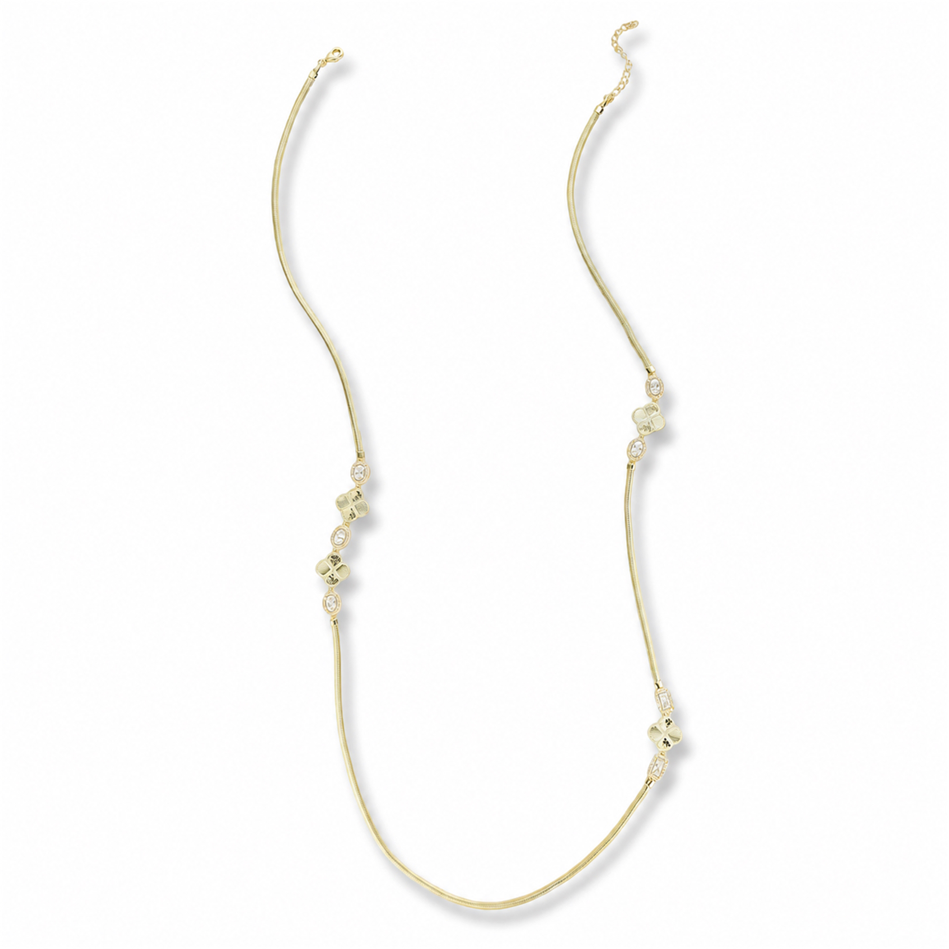 Berenike 14K Gold Trèfle Necklace
