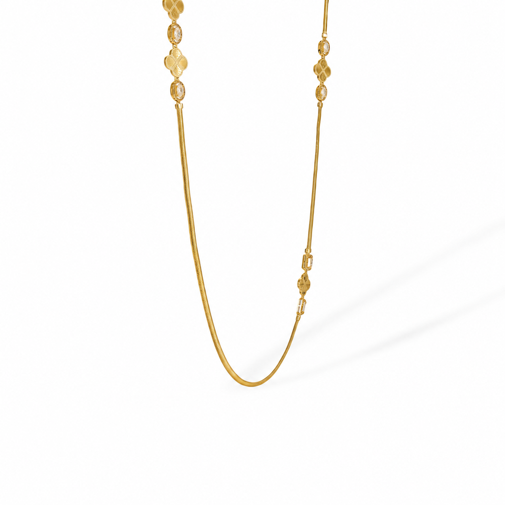 Berenike 18K Gold Trèfle Necklace