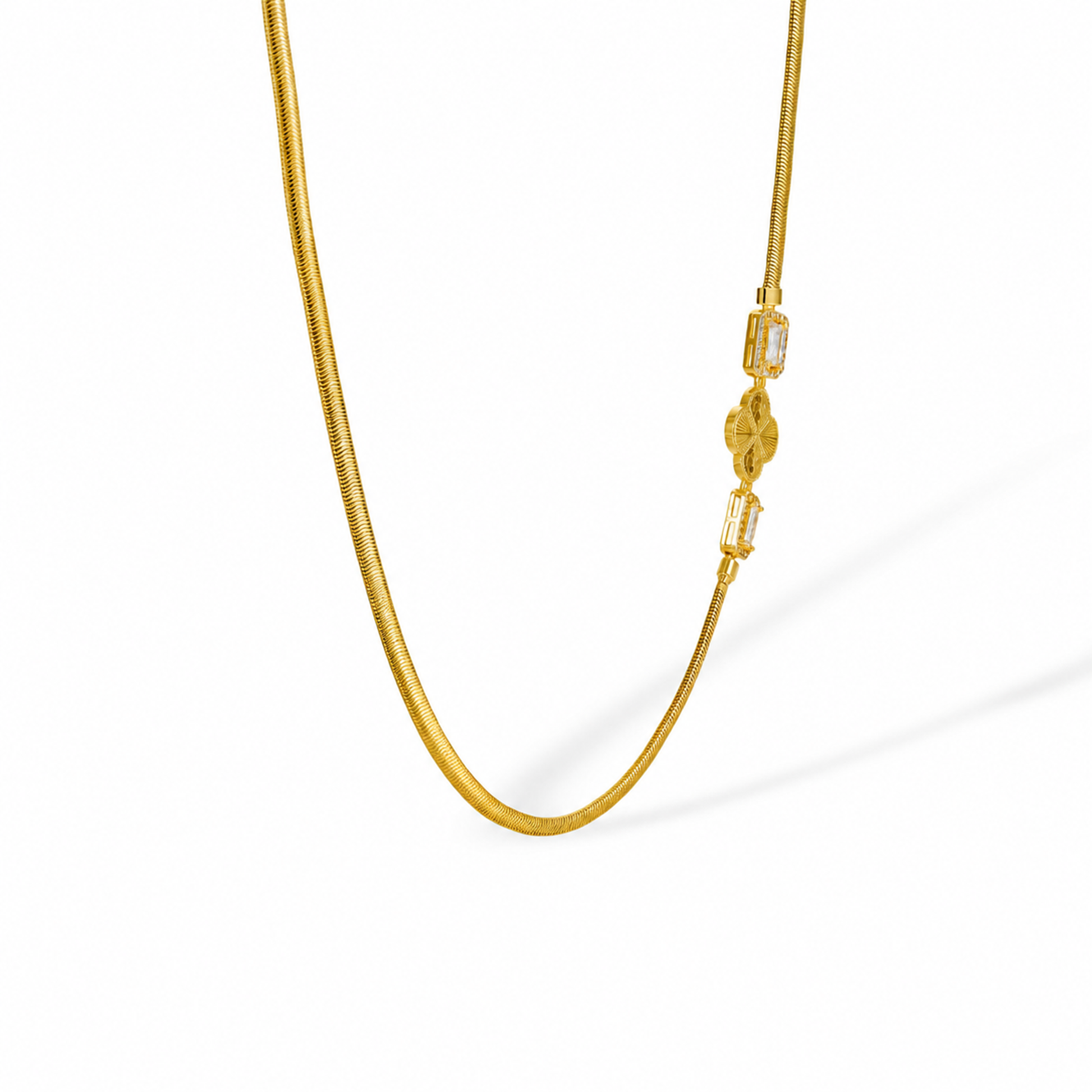 Berenike 18K Gold Trèfle Necklace
