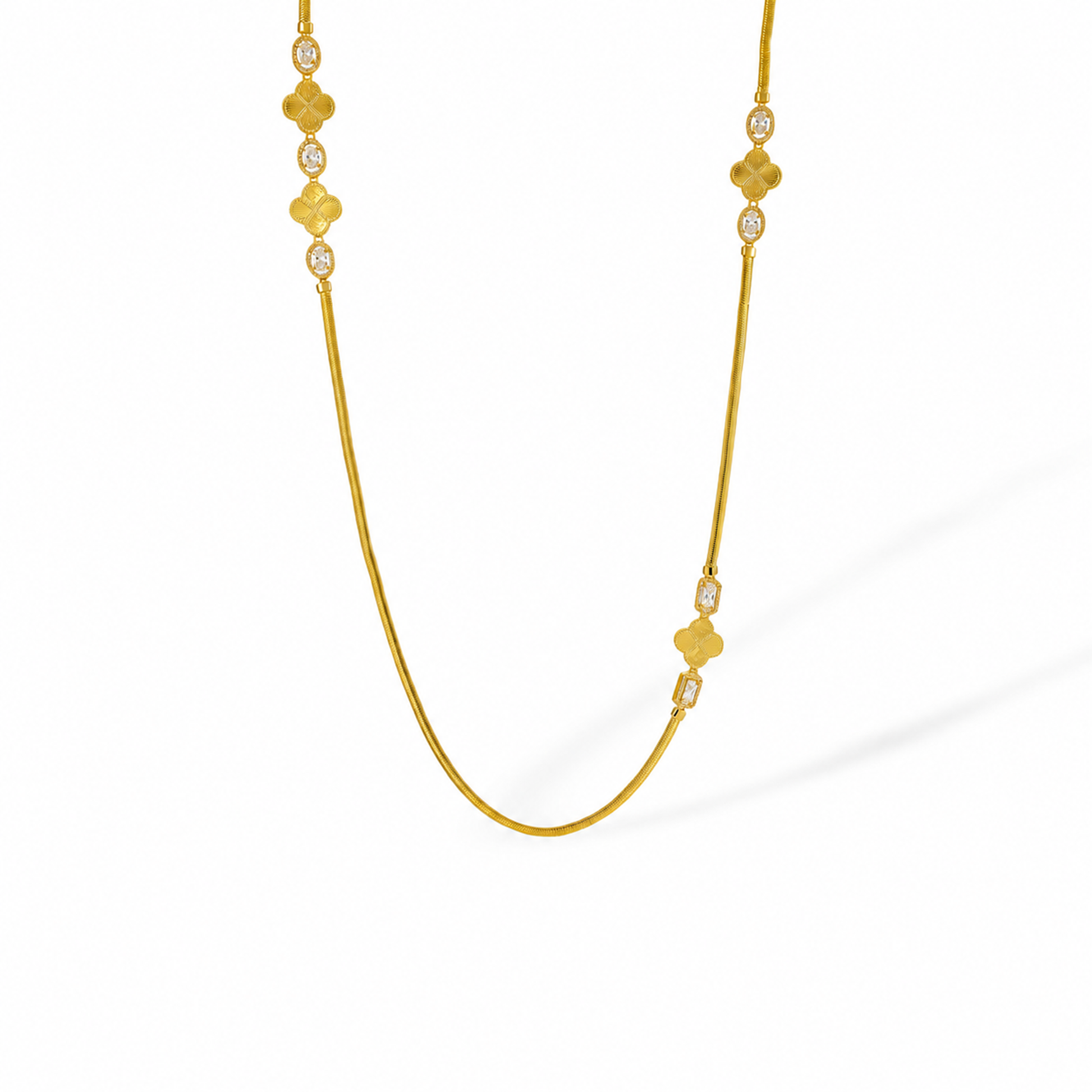 Berenike 18K Gold Trèfle Necklace