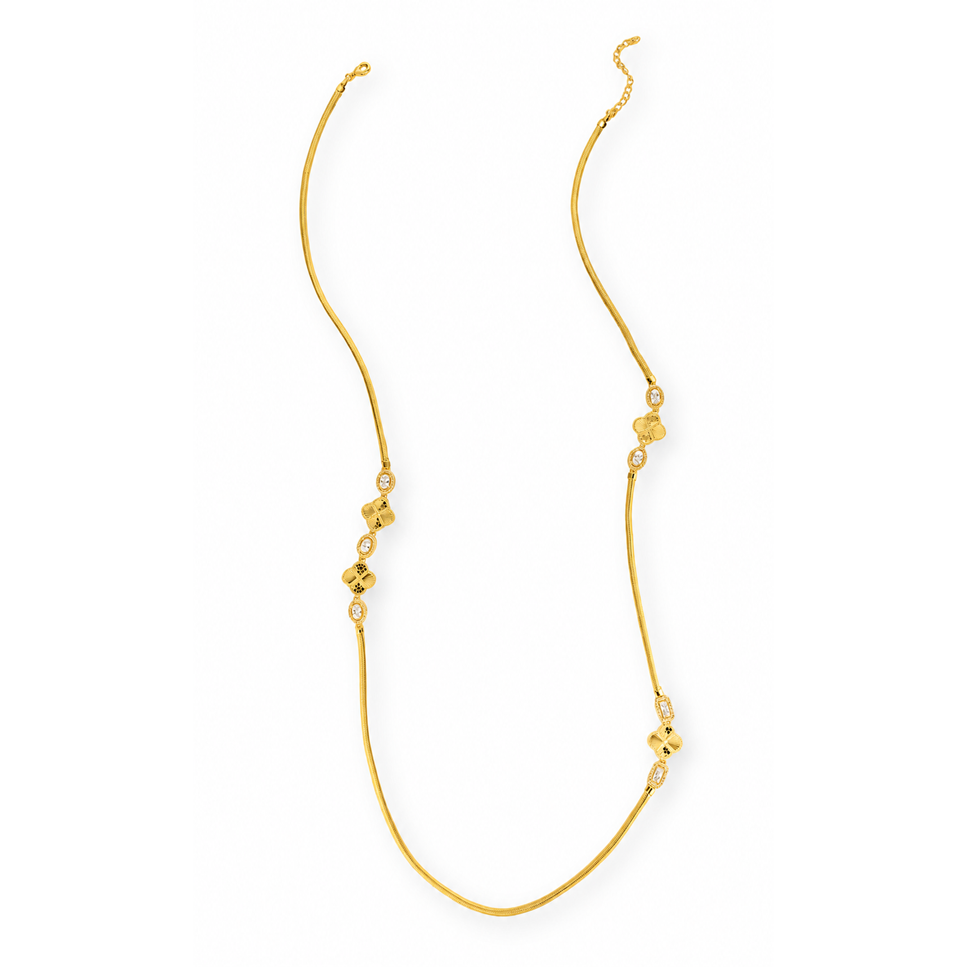 Berenike 18K Gold Trèfle Necklace