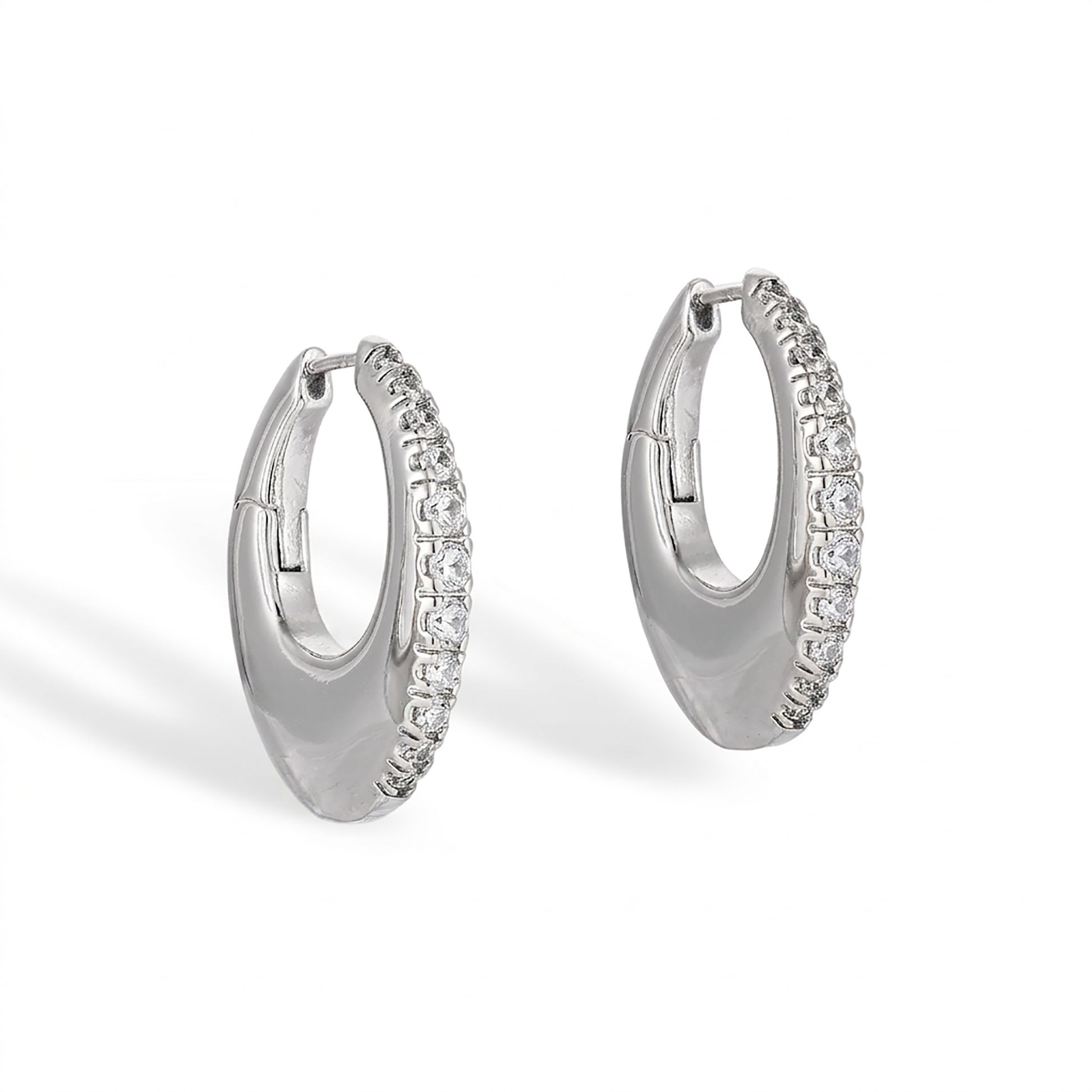 Berhild 14K Gold Oval Earrings