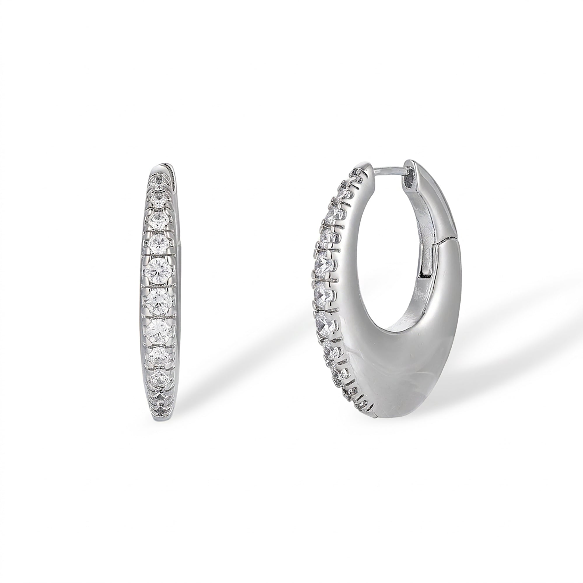 Berhild 14K Gold Oval Earrings