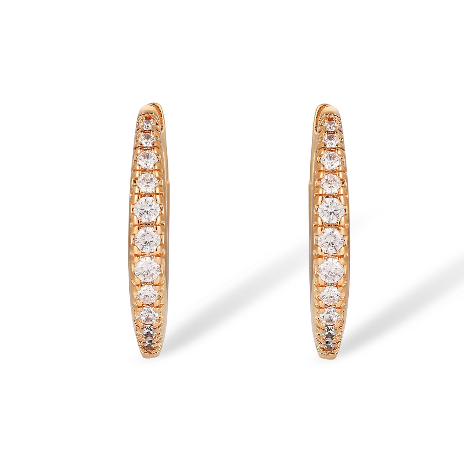 Berhild 14K Gold Oval Earrings
