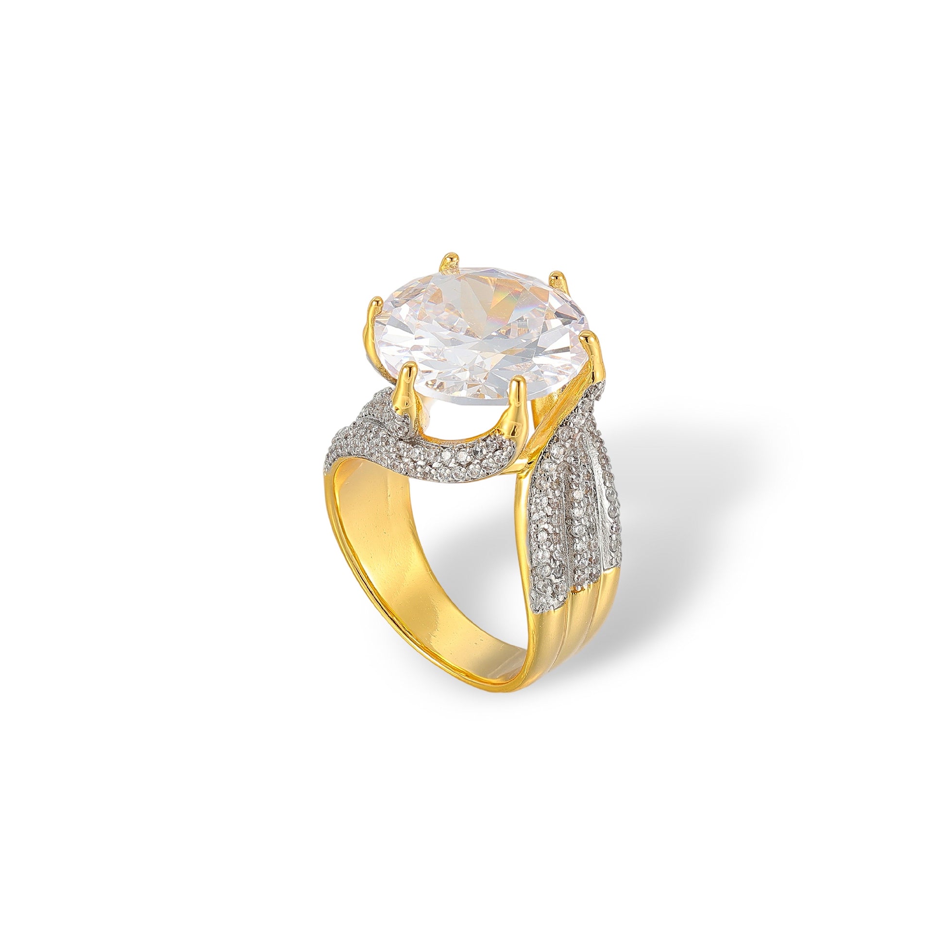 Berlina 14K Gold Round Ring