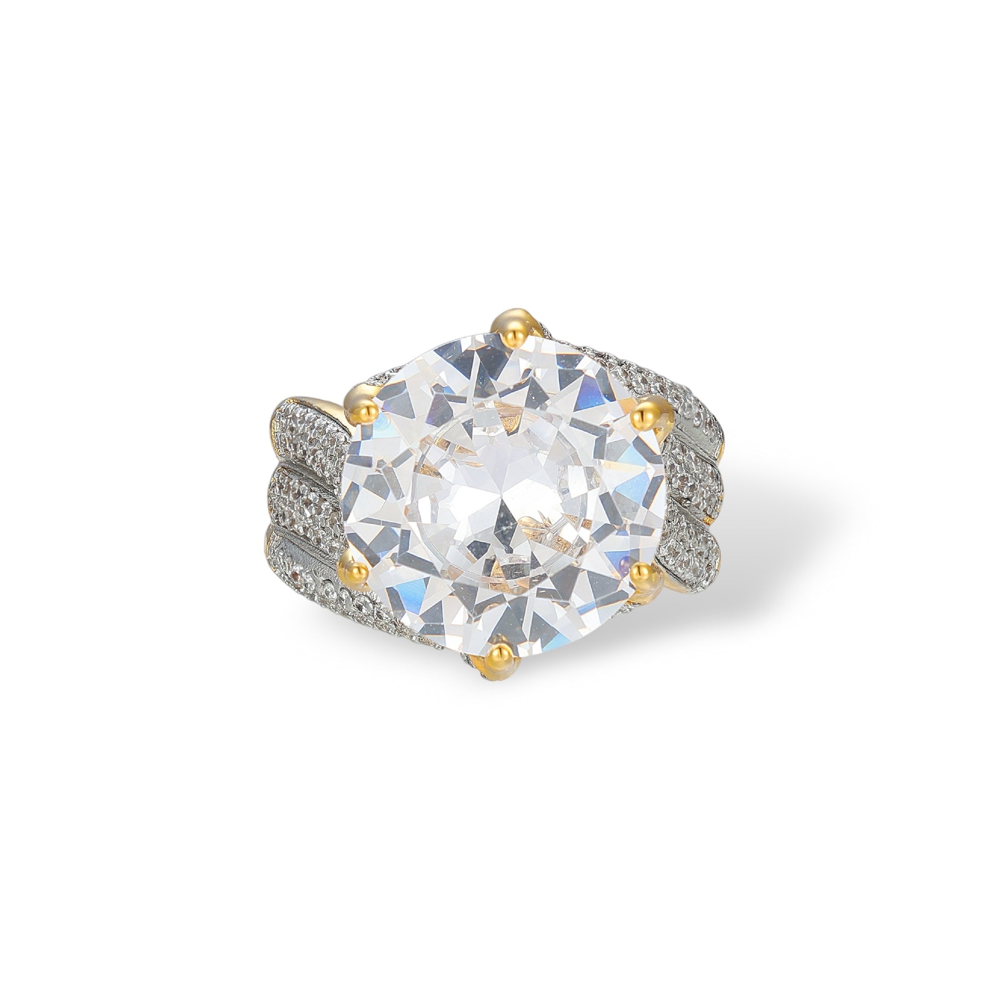 Berlina 14K Gold Round Ring