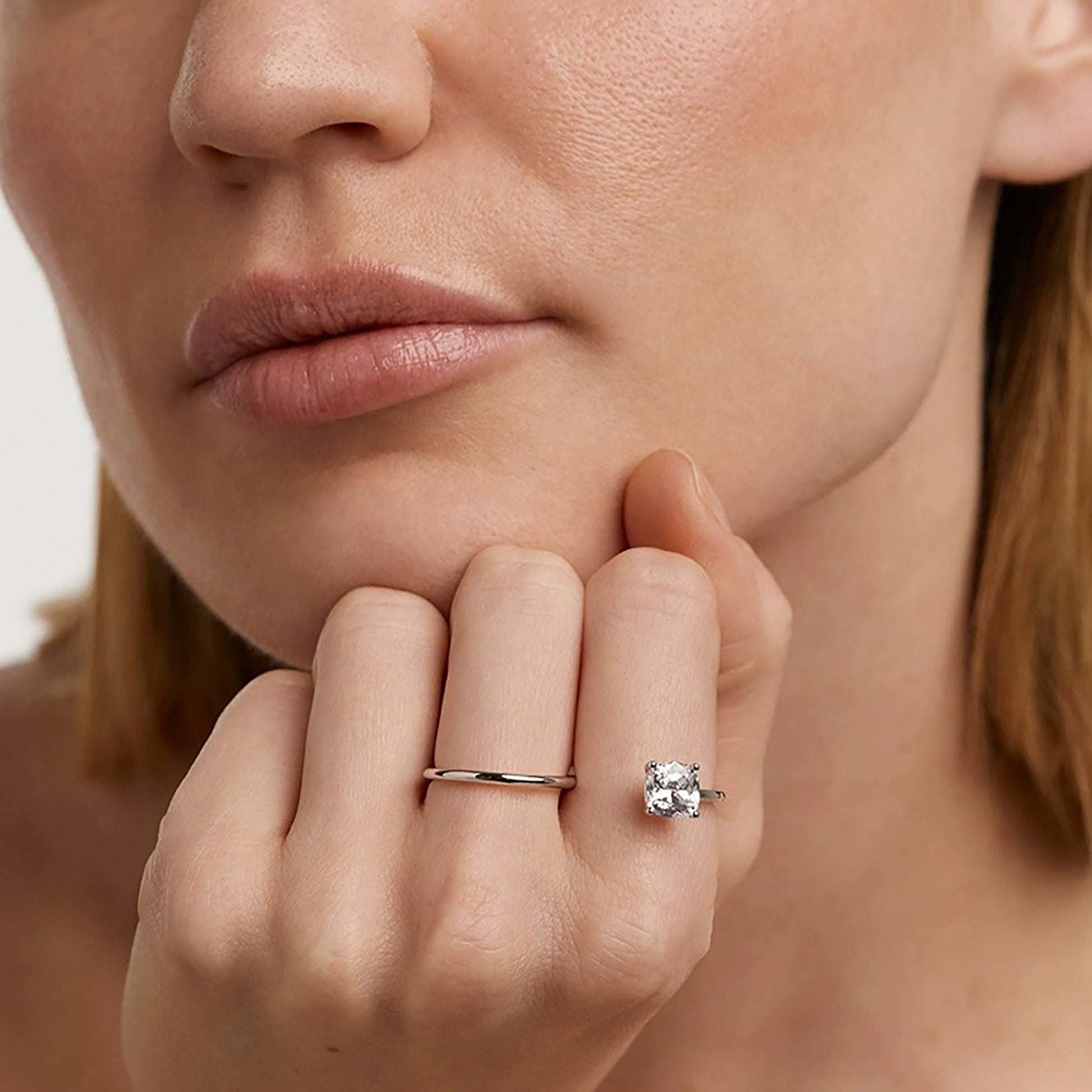 Bermina 18K Gold S-Shaped Round Open Ring