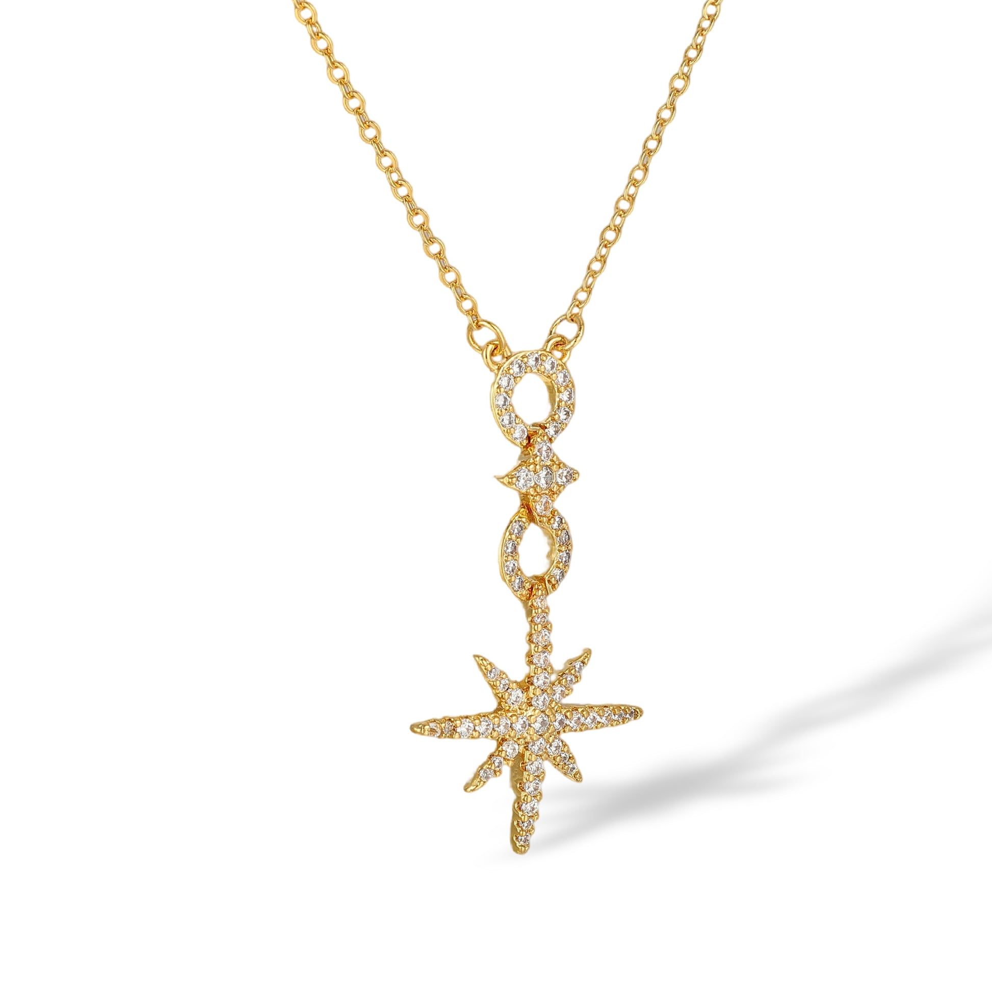 Berswind 14K Gold Starburst Necklace