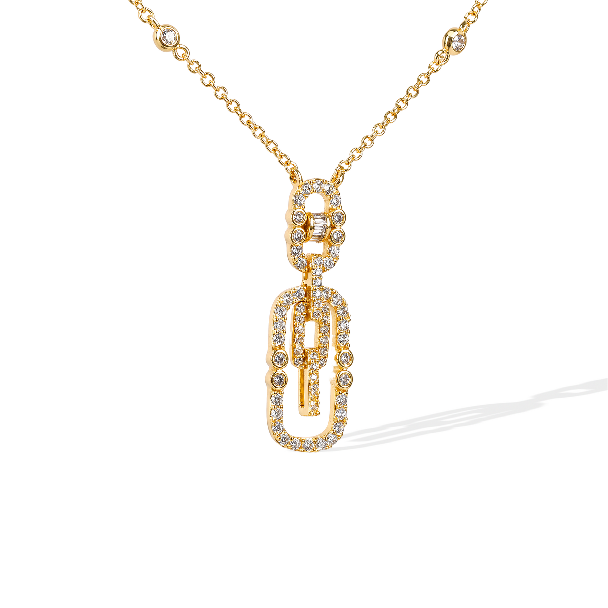 Berwina 14K Gold Double-Link Necklace