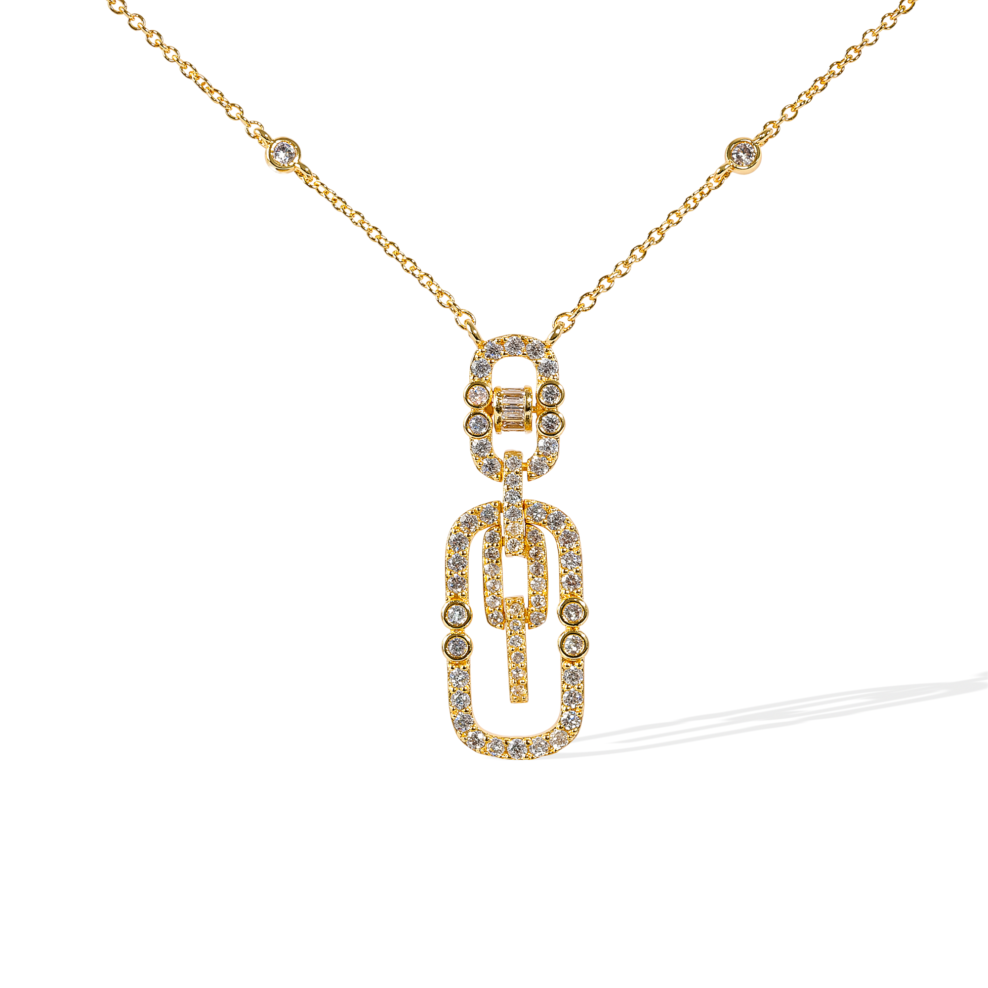 Berwina 14K Gold Double-Link Necklace