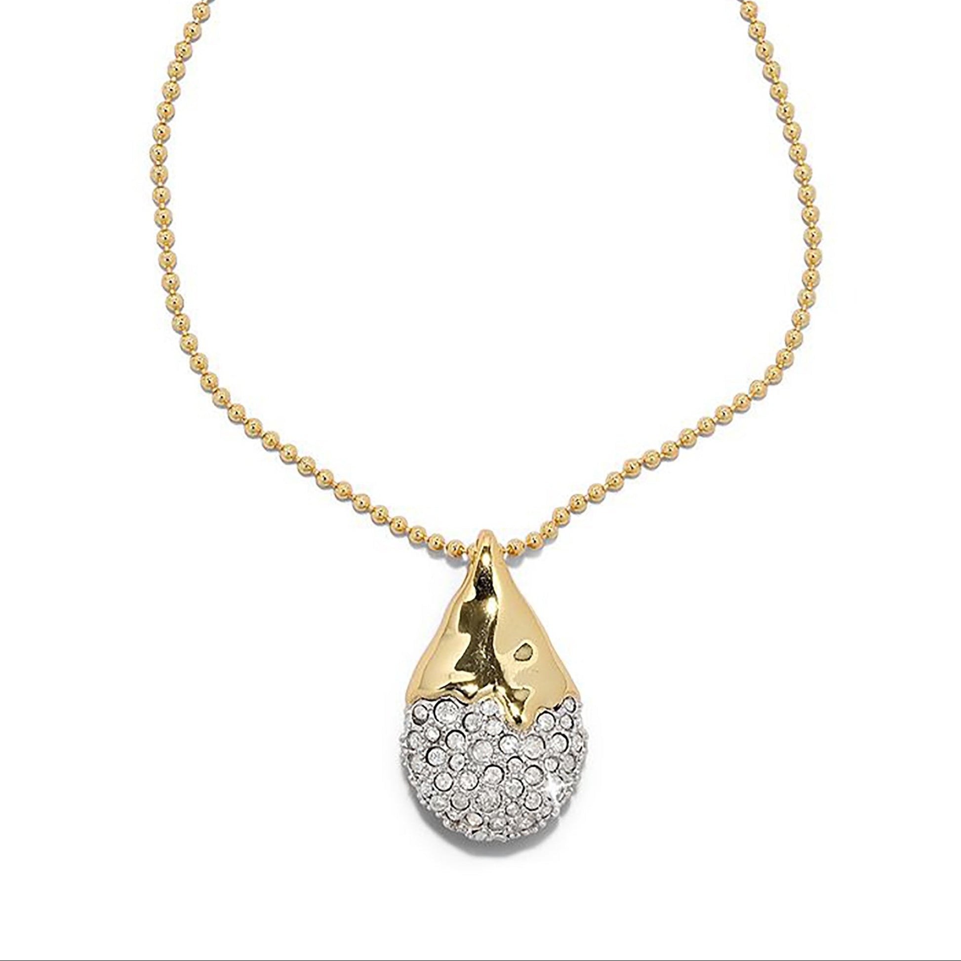 Brigitte 14K Gold Teardrop Necklace