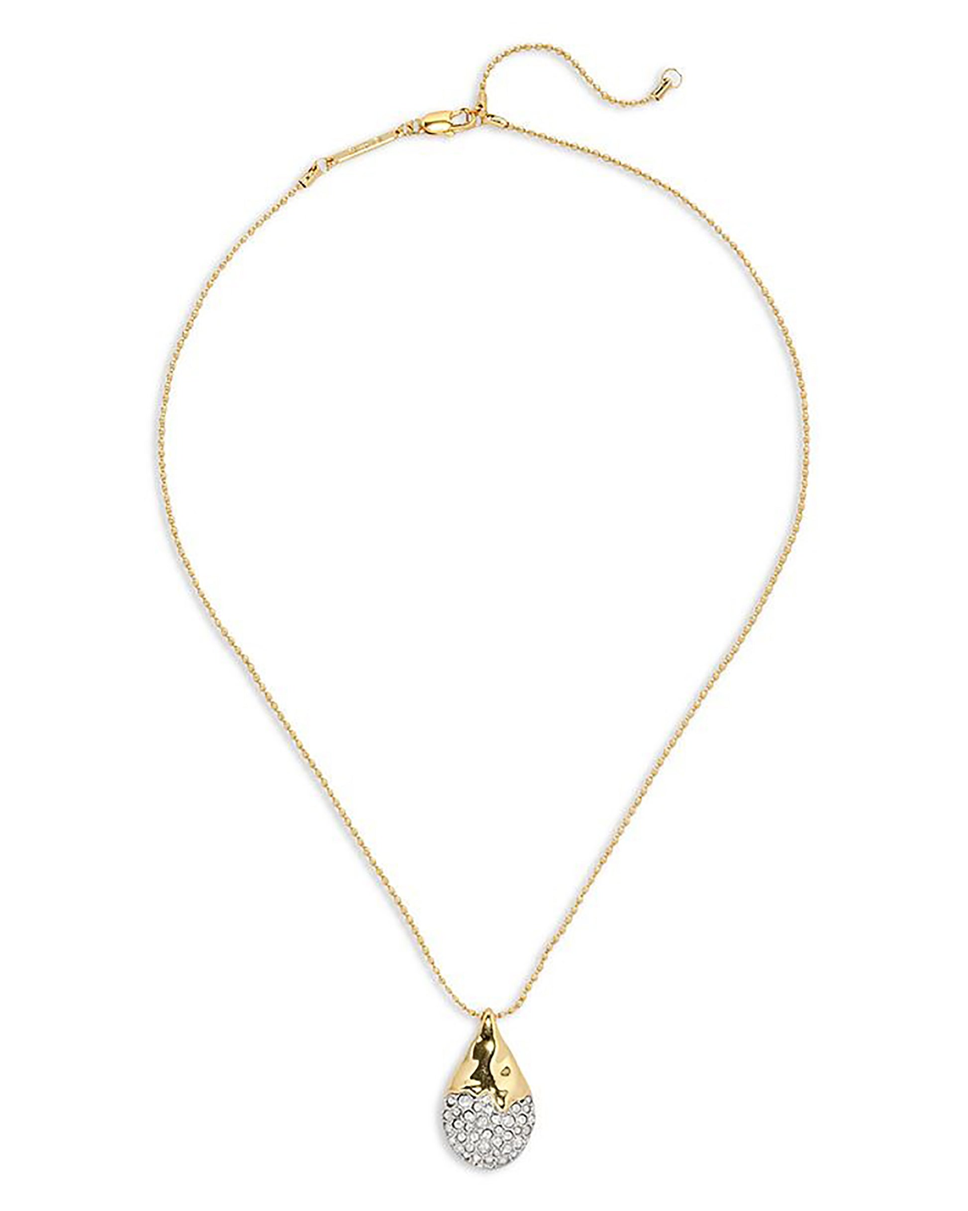 Brigitte 14K Gold Teardrop Necklace