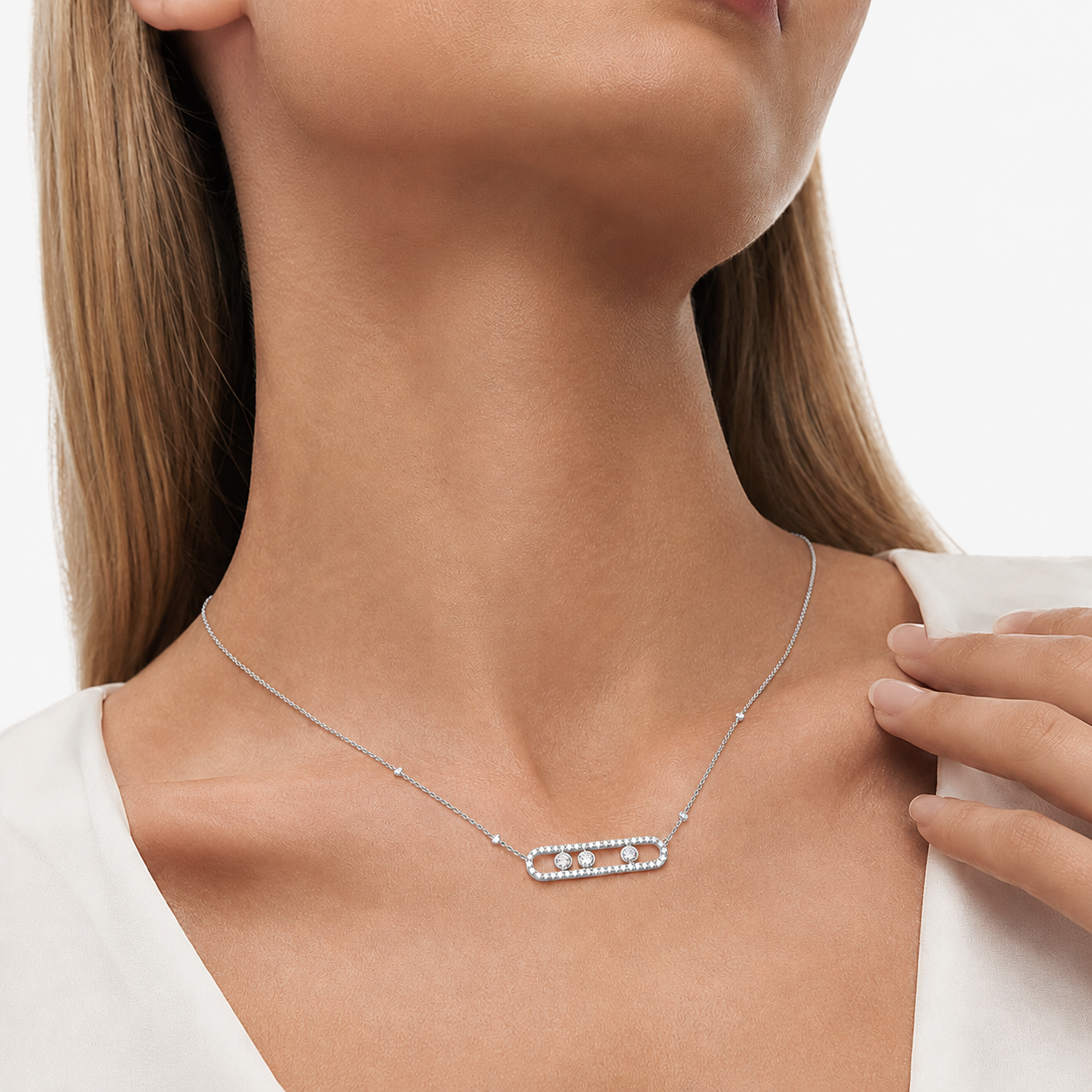 Brinhild 14K Gold Paperclip Necklace