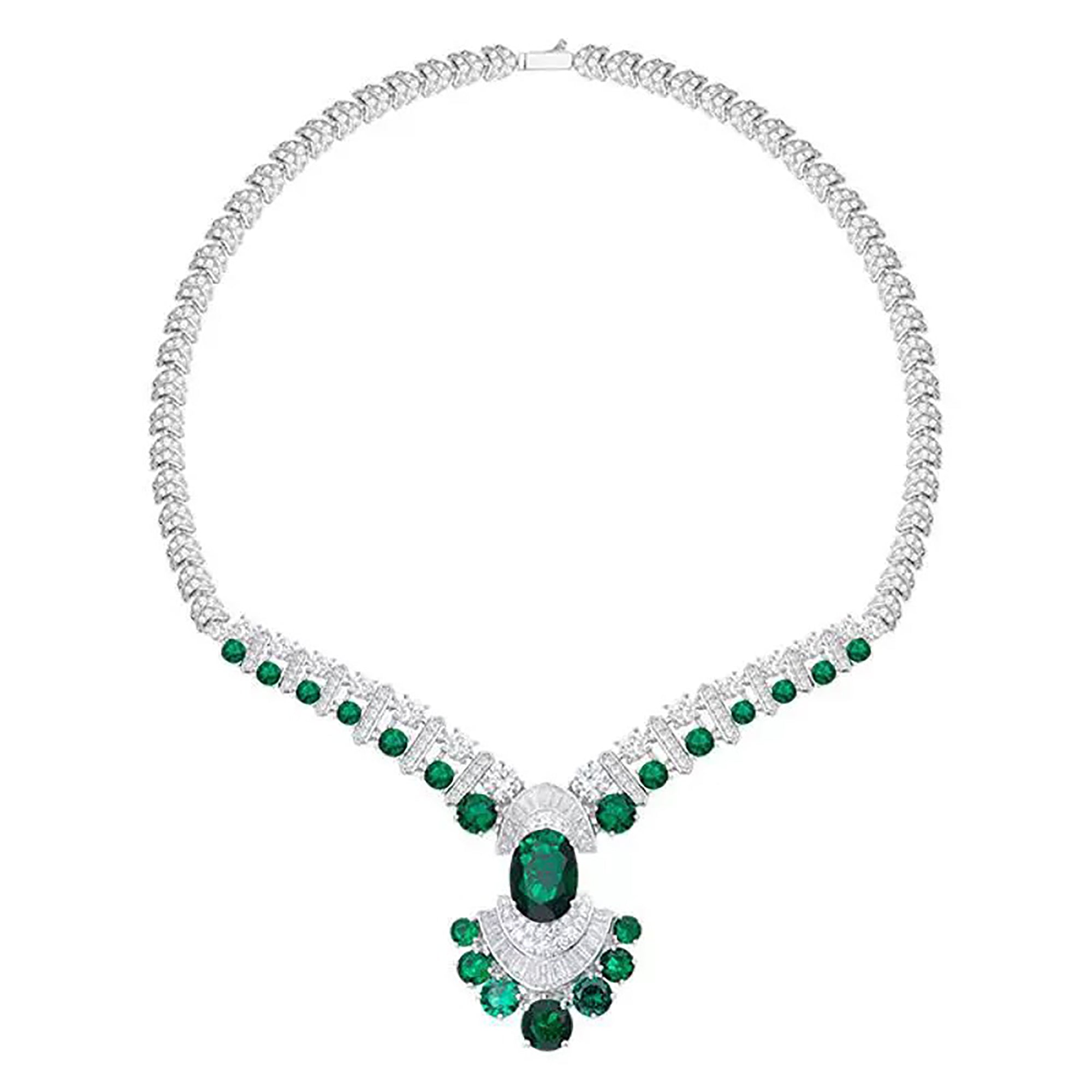 Brunrun Geometric Fan Necklace