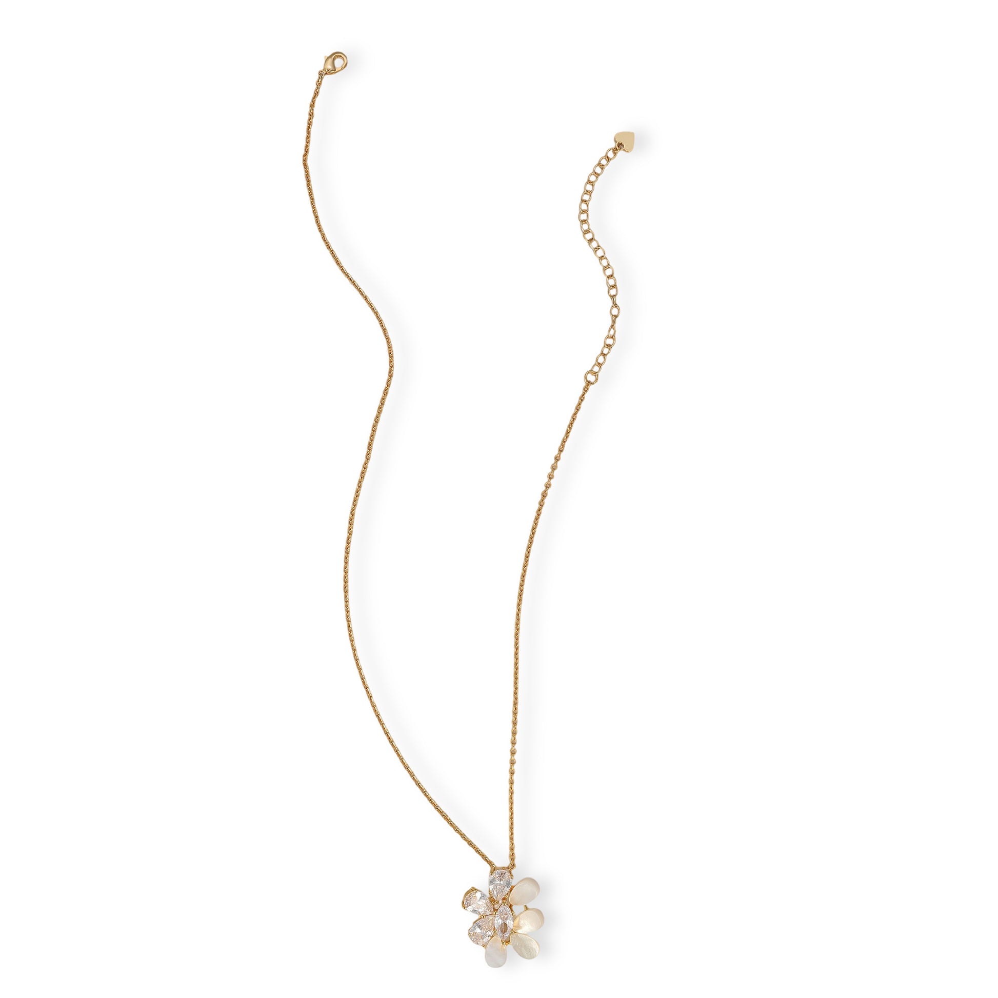 Camilla White Shell Floral Necklace