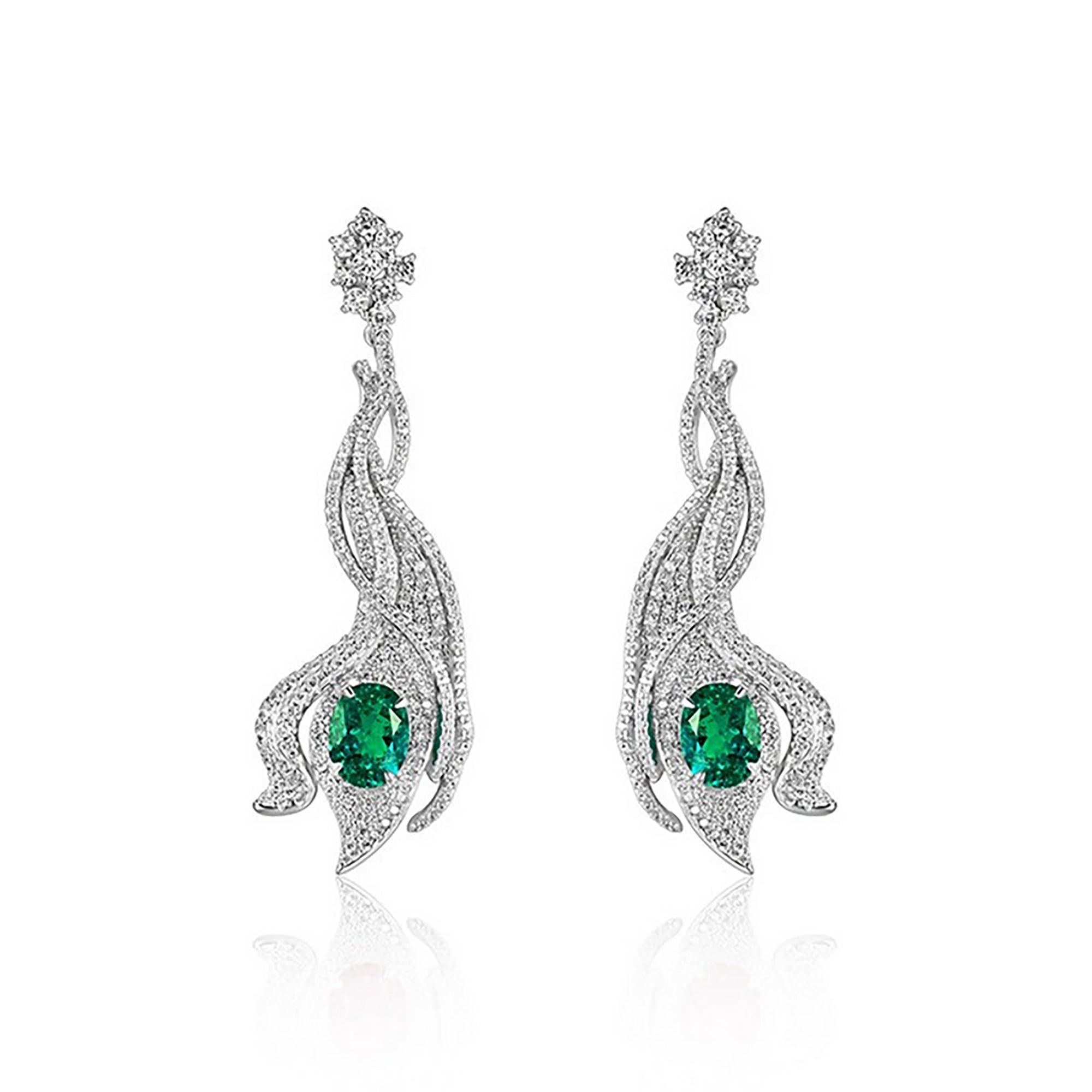 Camillia Leaf Earrings