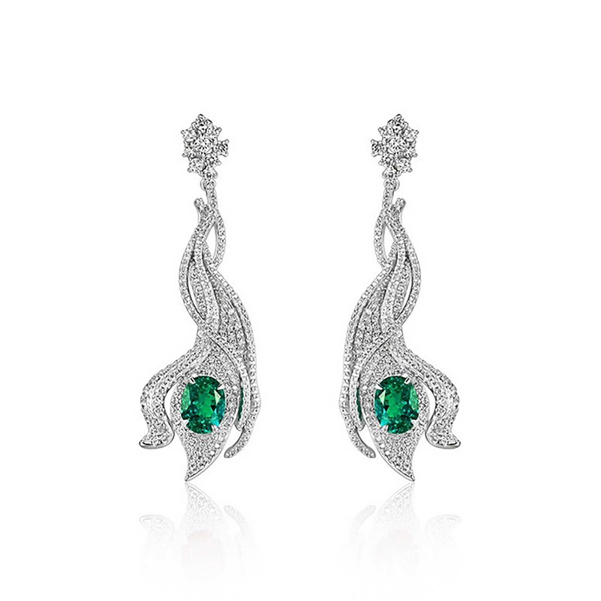 Camillia Leaf Earrings