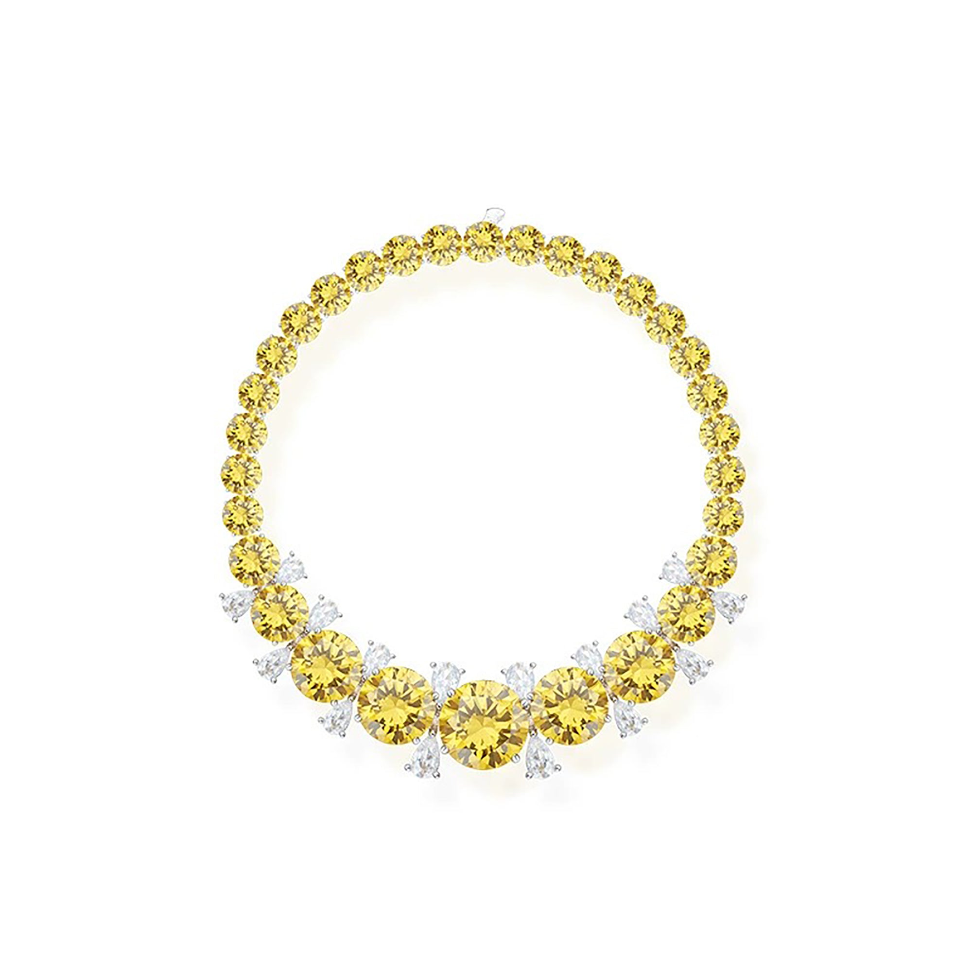 Cantal Yellow Round Bracelet