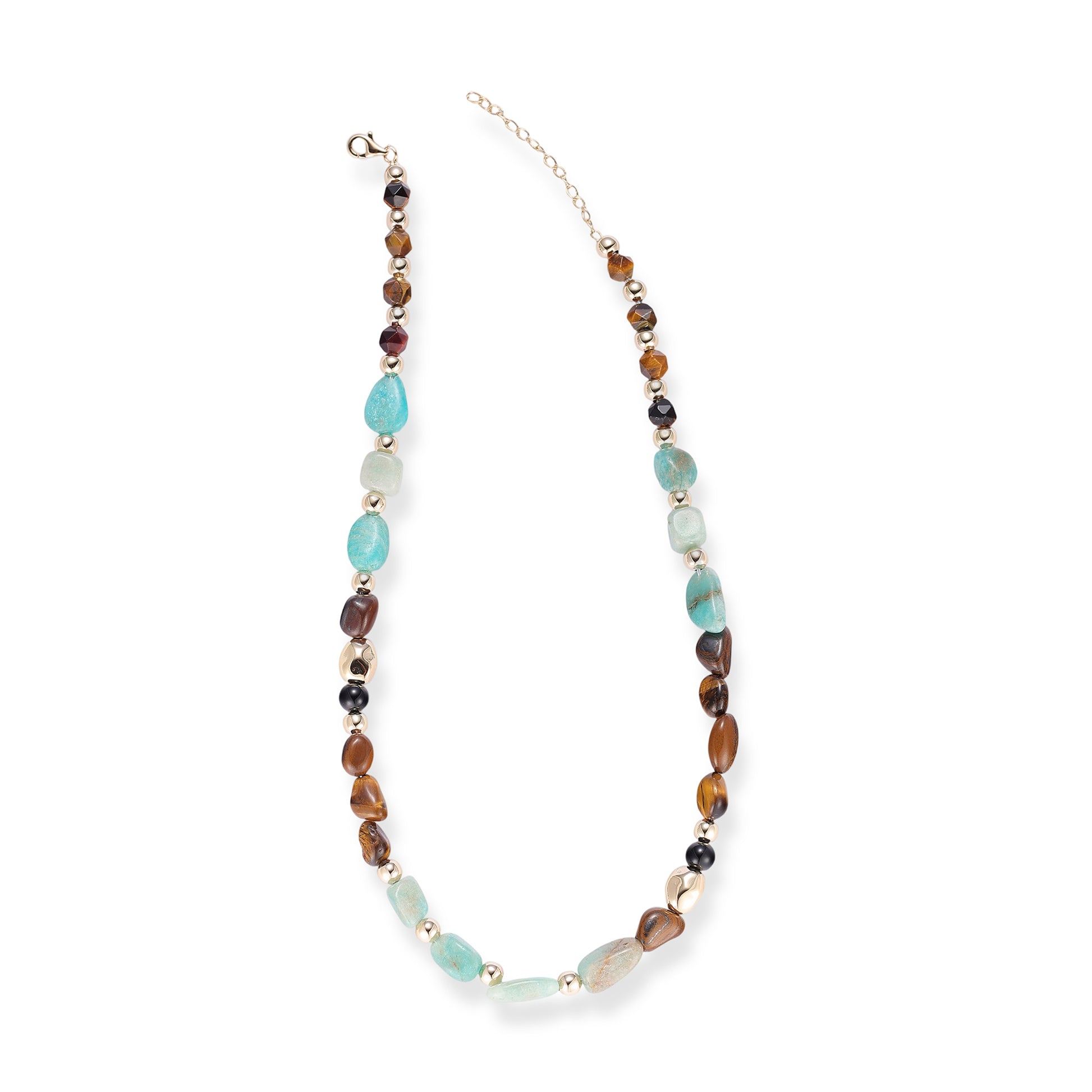 Caridwen Multicolor Natural Stone Choker Necklace