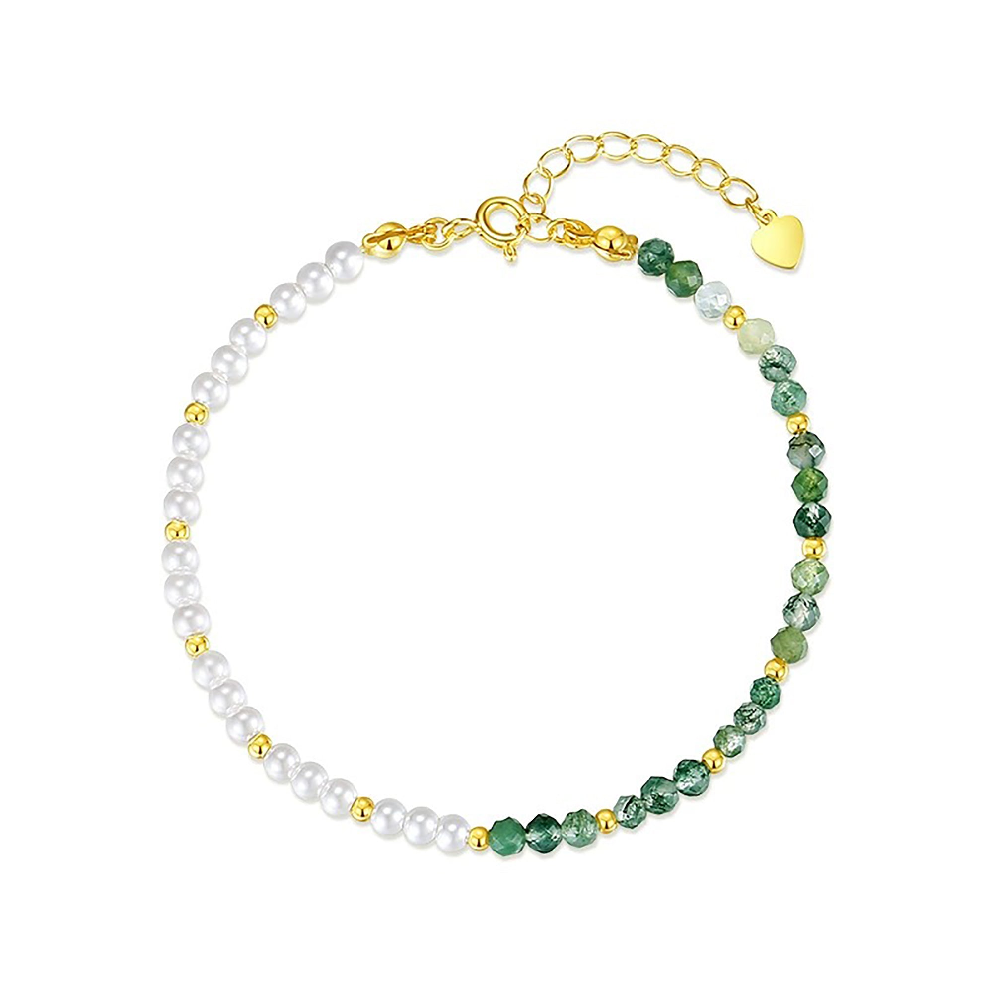 Cécilienne Round Moss Bracelet
