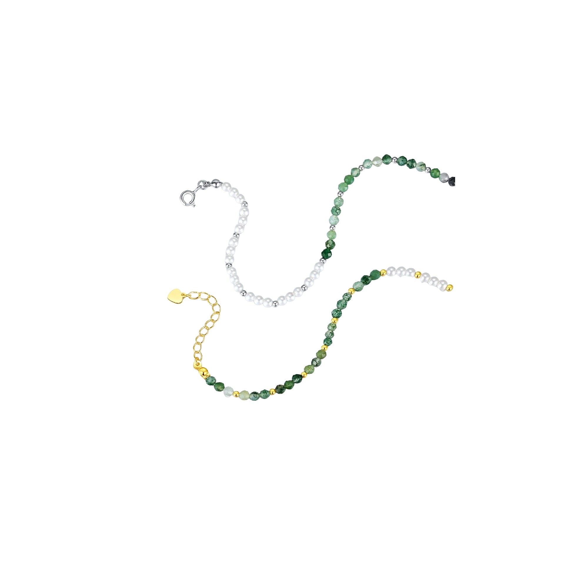 Cécilienne Round Moss Bracelet