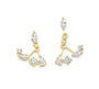 Célimène 18K Gold Mixed Shape Stud Earrings
