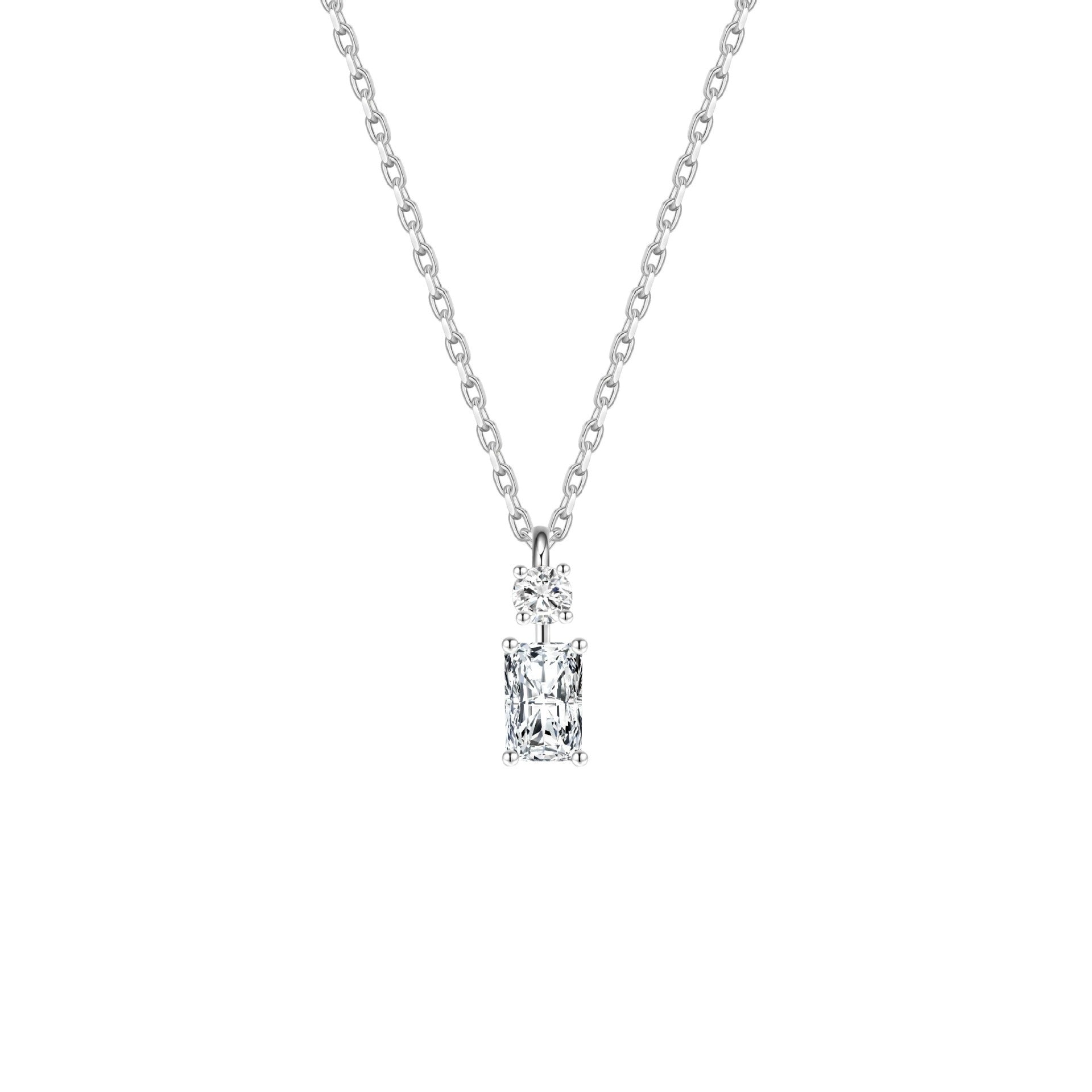Céline White Pendant Necklace