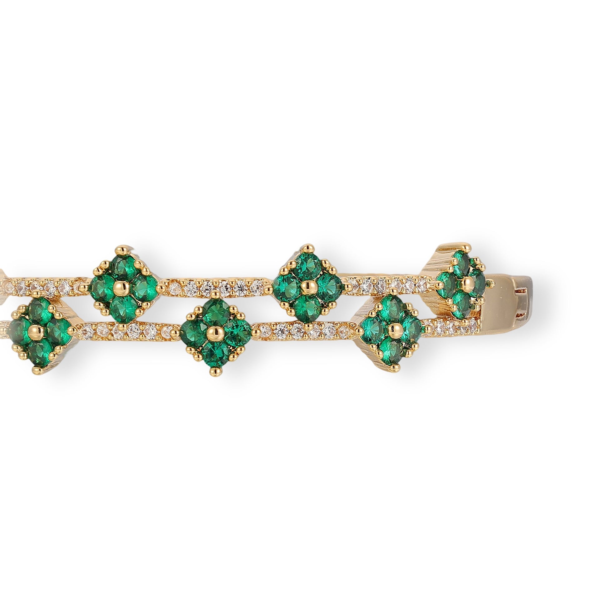Ceylan Green Floral Bangle