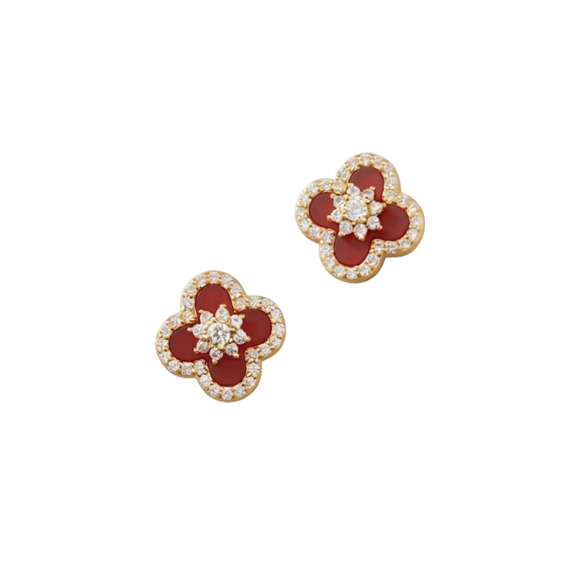 Chantal Clover Stud Earrings