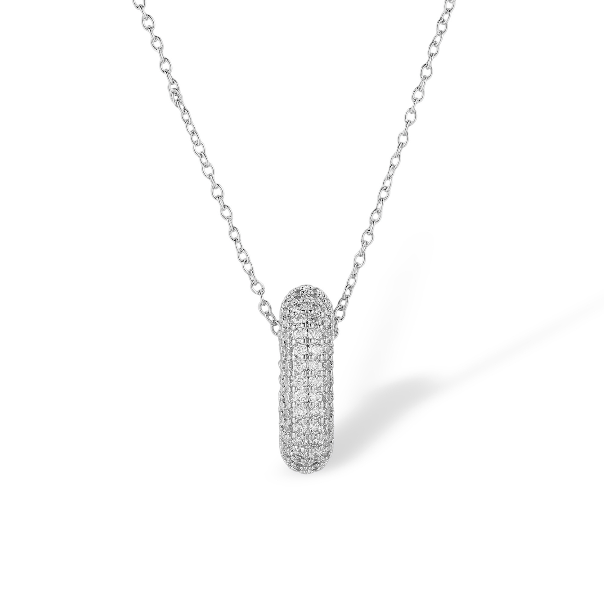 Cindy 14K Gold Hollow Oval Necklace