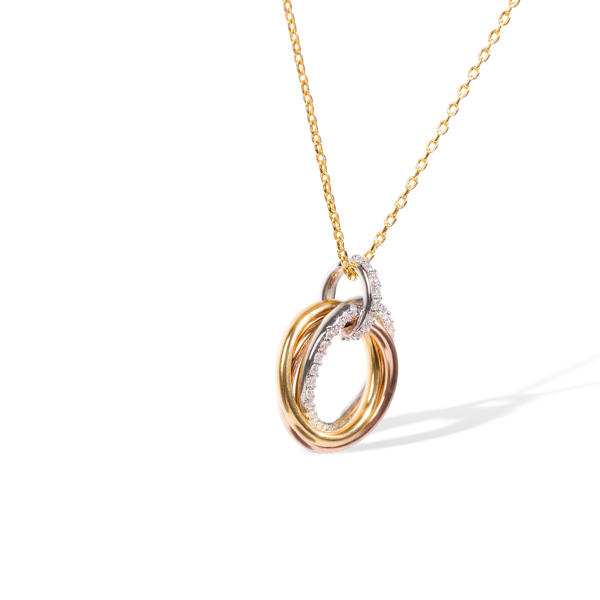 Coralie Layered Round 14K-Gold Necklace