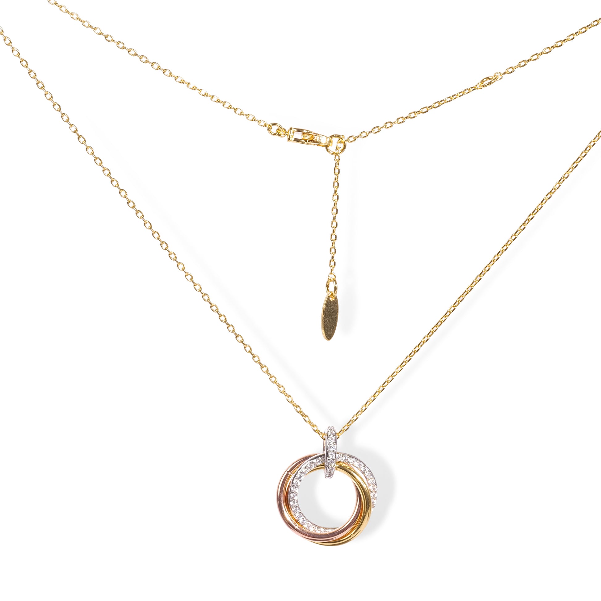 Coralie Layered Round 14K-Gold Necklace